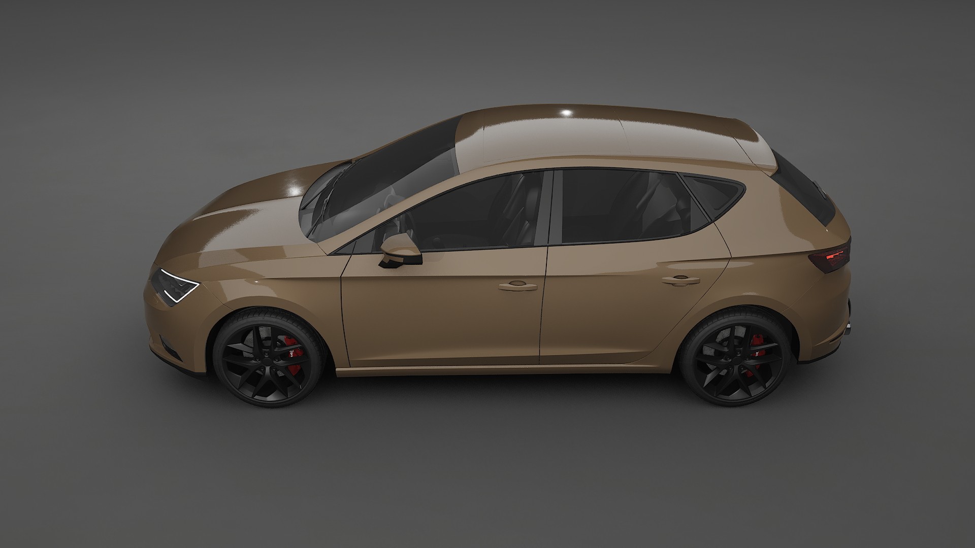 Seat Leon FR 5F TPU Lackskyddsfilm | SAHARA Färgskiftande PPF – Komplett Förskuret Kit