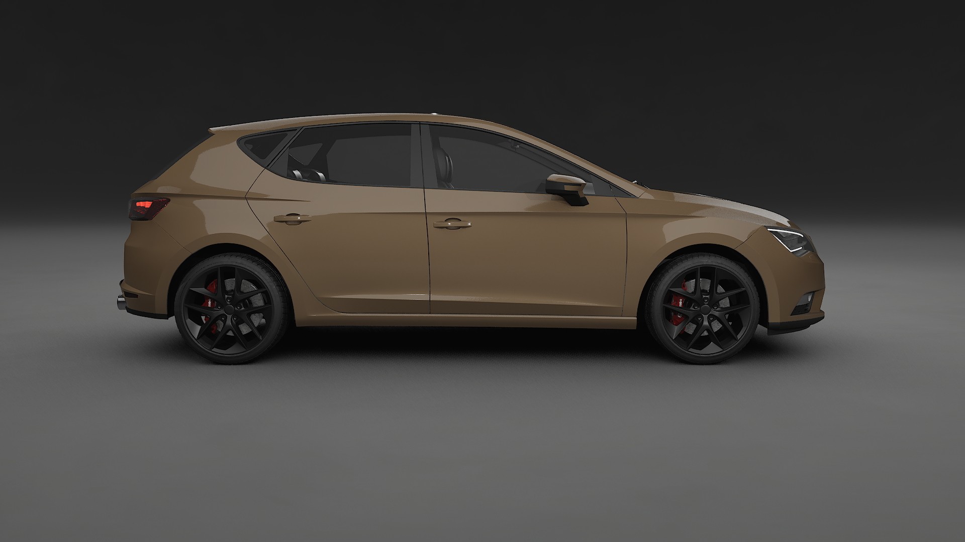 Seat Leon FR 5F TPU Lackskyddsfilm | SAHARA Färgskiftande PPF – Komplett Förskuret Kit