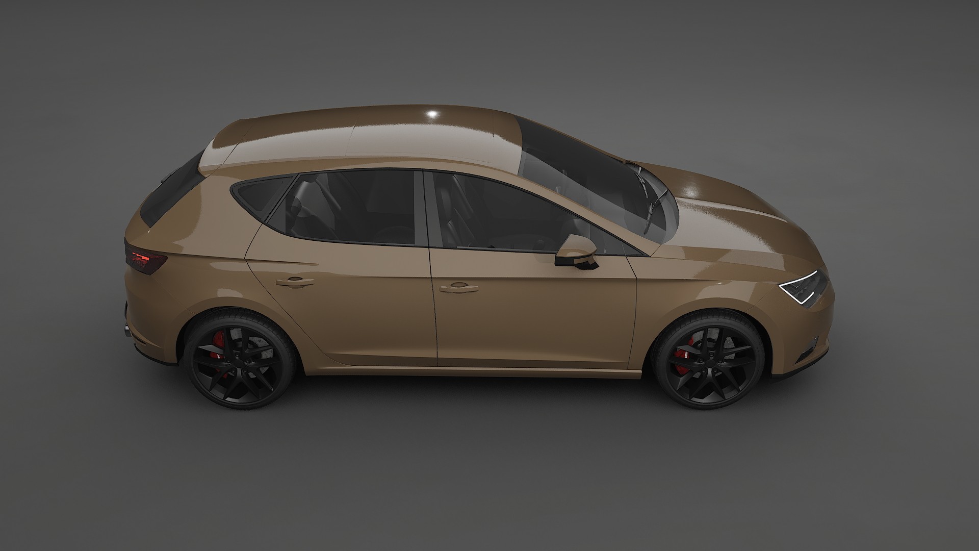 Seat Leon FR 5F TPU Lackskyddsfilm | SAHARA Färgskiftande PPF – Komplett Förskuret Kit