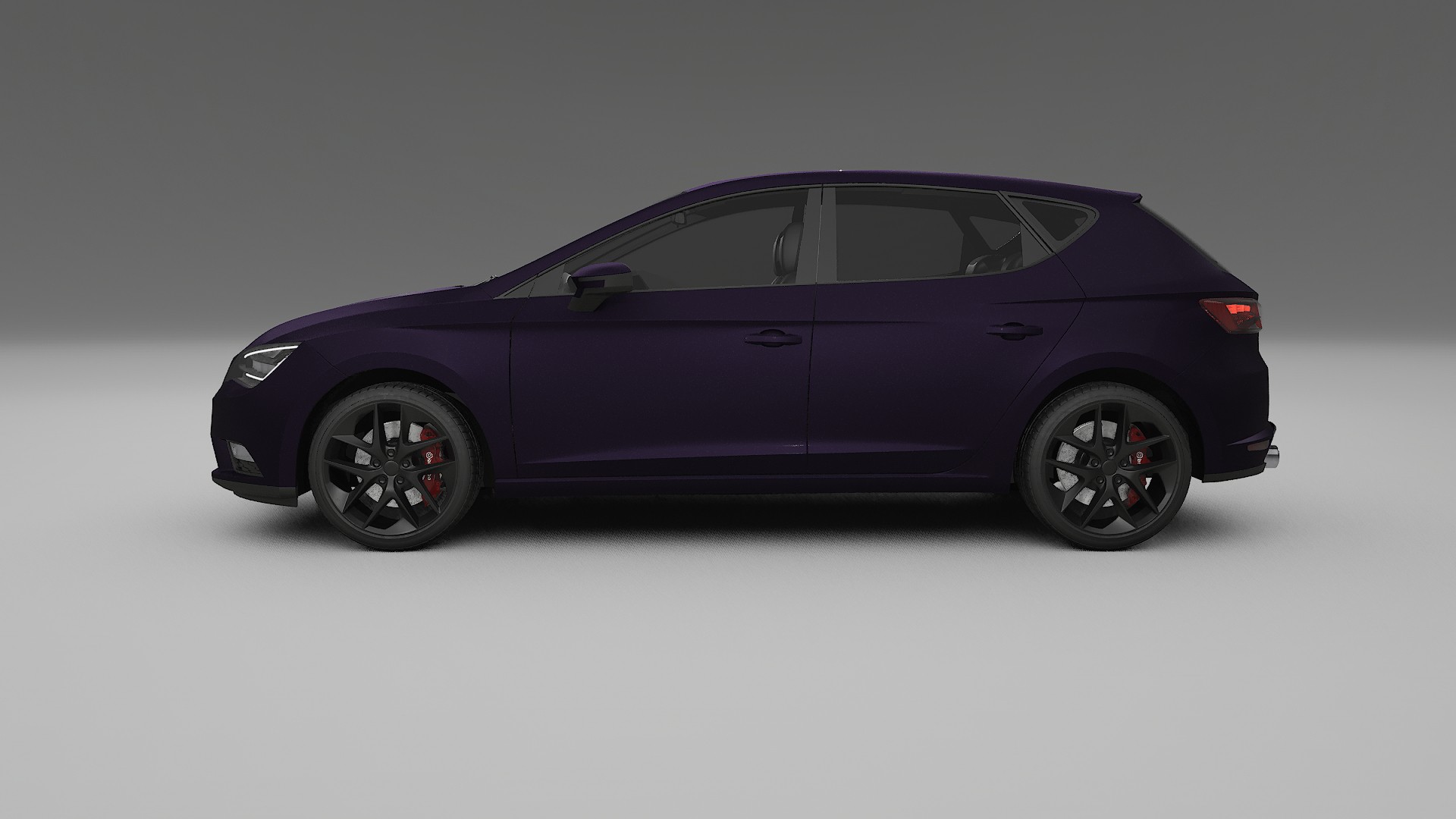 Seat Leon FR 5F TPU Lackskyddsfilm | VIOLET Färgskiftande PPF – Komplett Förskuret Kit