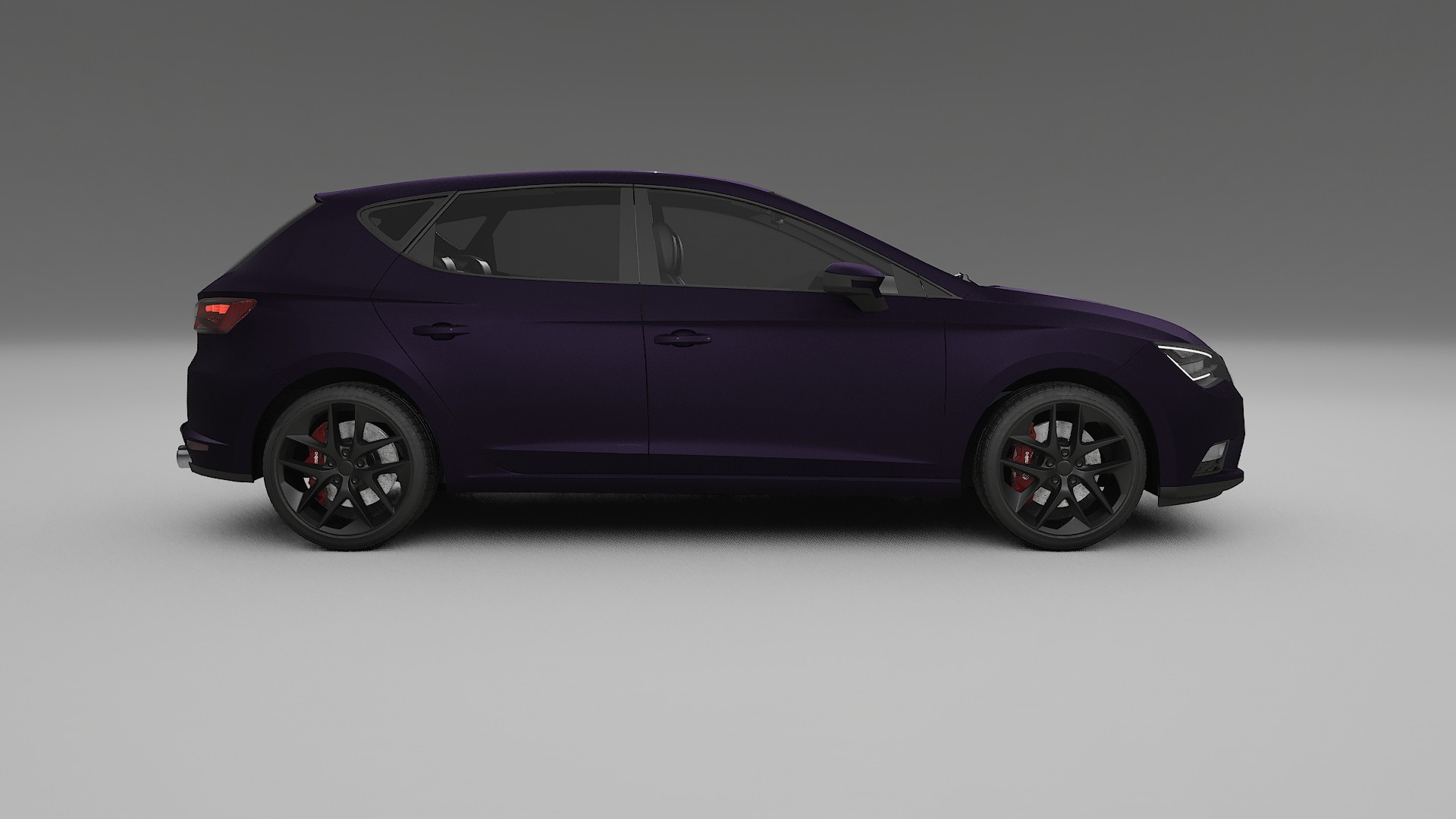 Seat Leon FR 5F TPU Lackskyddsfilm | VIOLET Färgskiftande PPF – Komplett Förskuret Kit