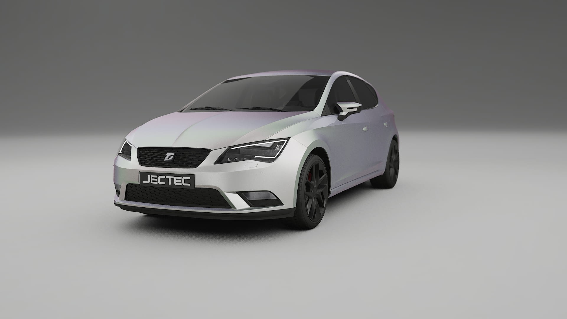 Seat Leon FR 5F TPU Lackskyddsfilm | NEBULA Färgskiftande PPF – Komplett Förskuret Kit