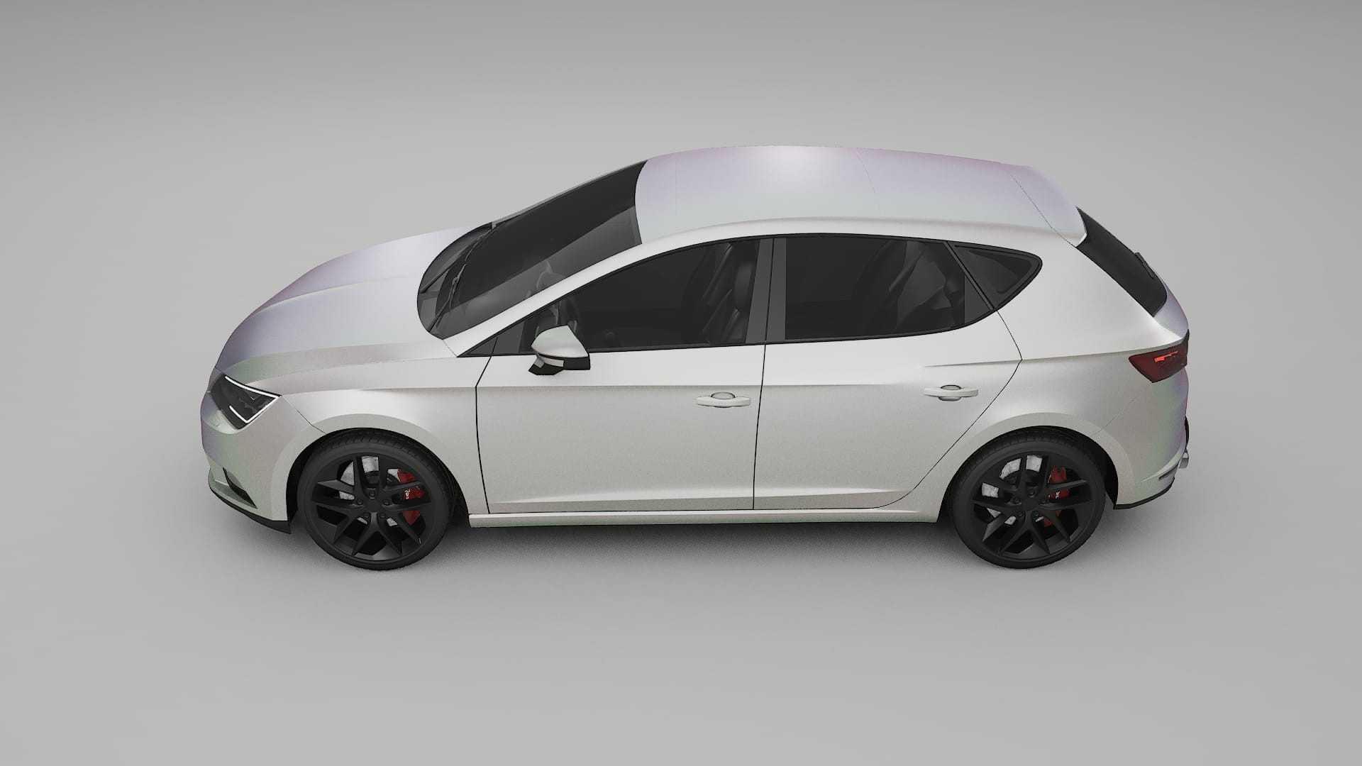 Seat Leon FR 5F TPU Lackskyddsfilm | NEBULA Färgskiftande PPF – Komplett Förskuret Kit