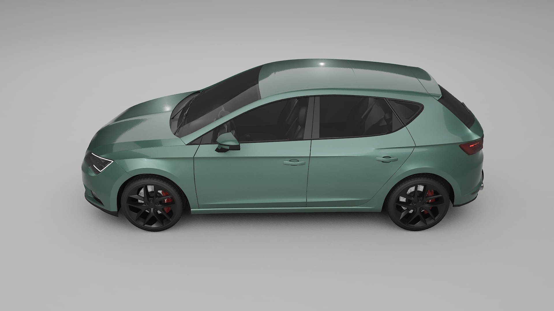 Seat Leon FR 5F TPU Lackskyddsfilm | EVERGREEN Färgskiftande PPF – Komplett Förskuret Kit