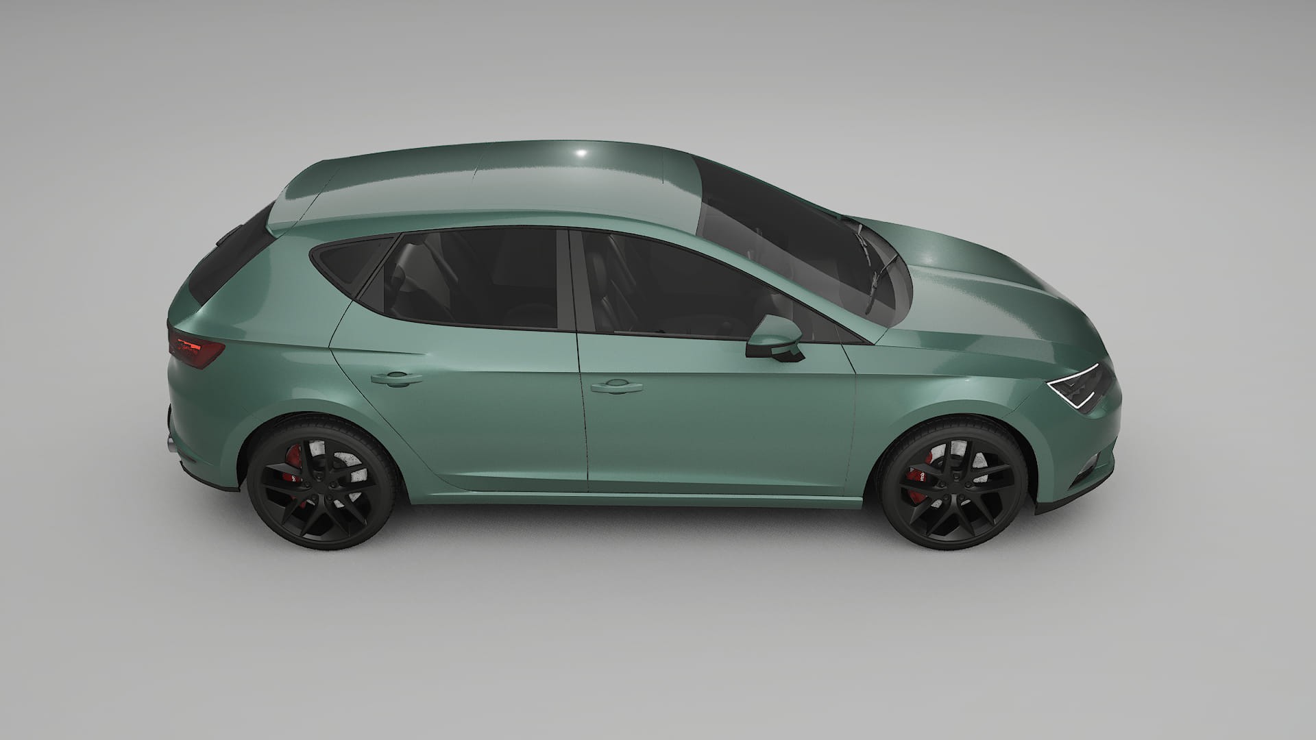 Seat Leon FR 5F TPU Lackskyddsfilm | EVERGREEN Färgskiftande PPF – Komplett Förskuret Kit