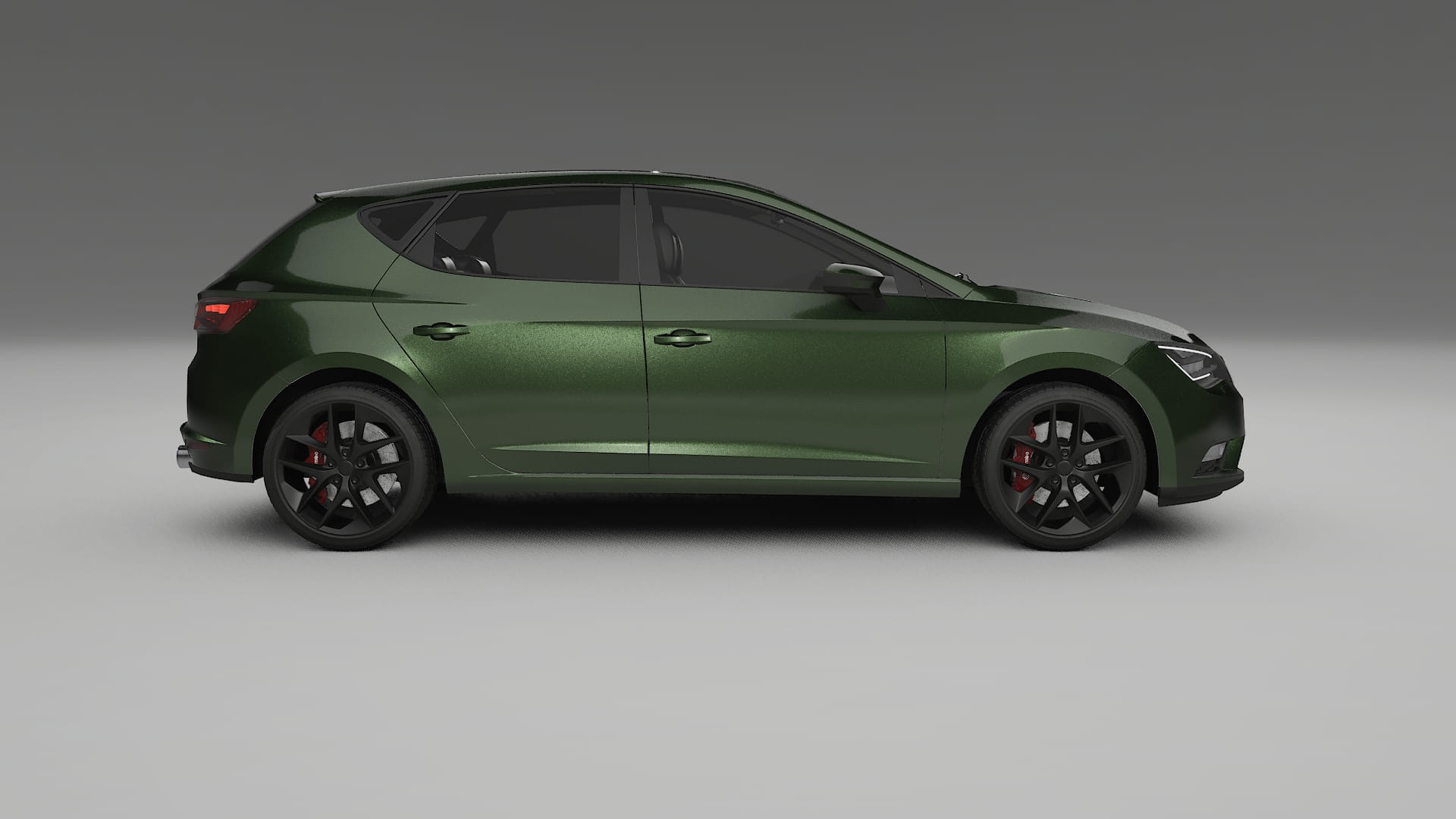 Seat Leon FR 5F TPU Lackskyddsfilm | LAGOON Färgskiftande PPF – Komplett Förskuret Kit