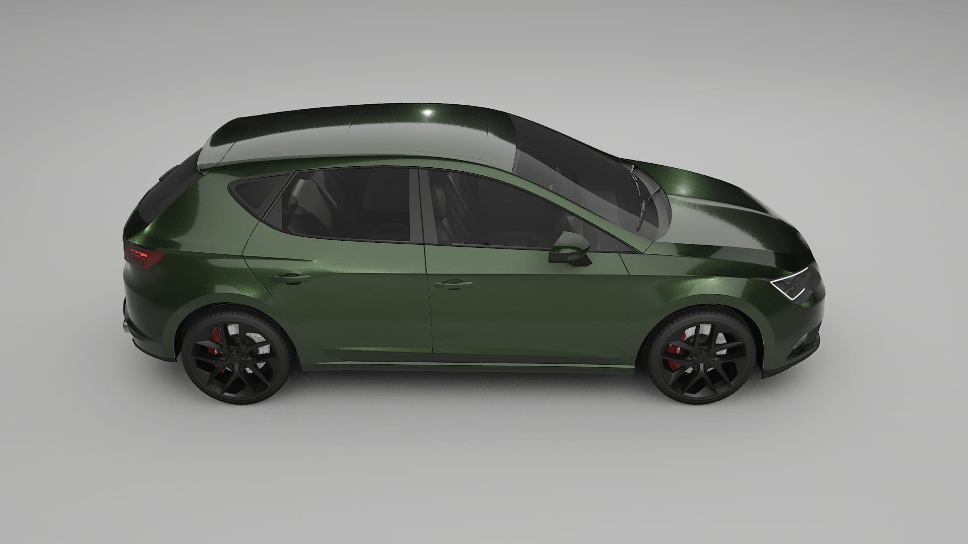 Seat Leon FR 5F TPU Lackskyddsfilm | LAGOON Färgskiftande PPF – Komplett Förskuret Kit