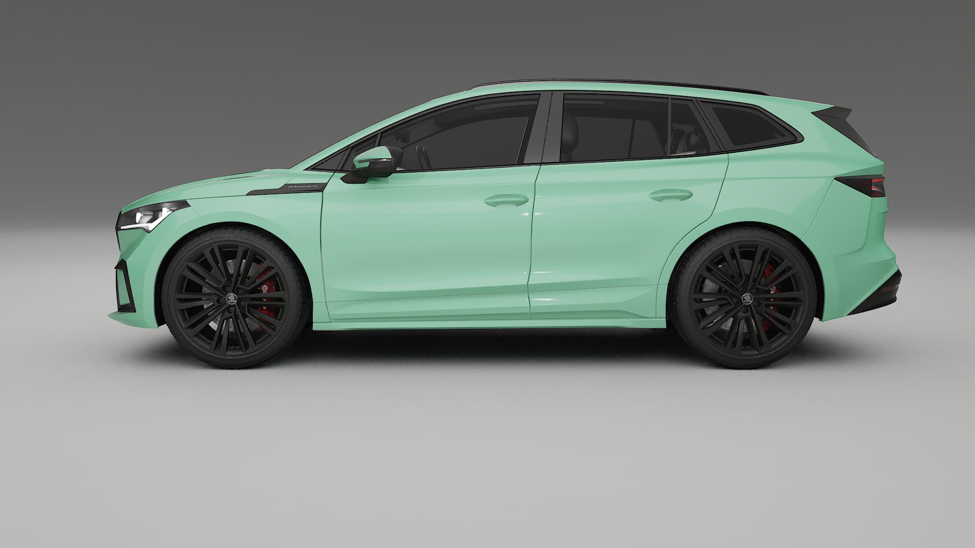 Škoda Enyaq MEB TPU Lackskyddsfilm | DUSTY Färgskiftande PPF – Komplett Förskuret Kit