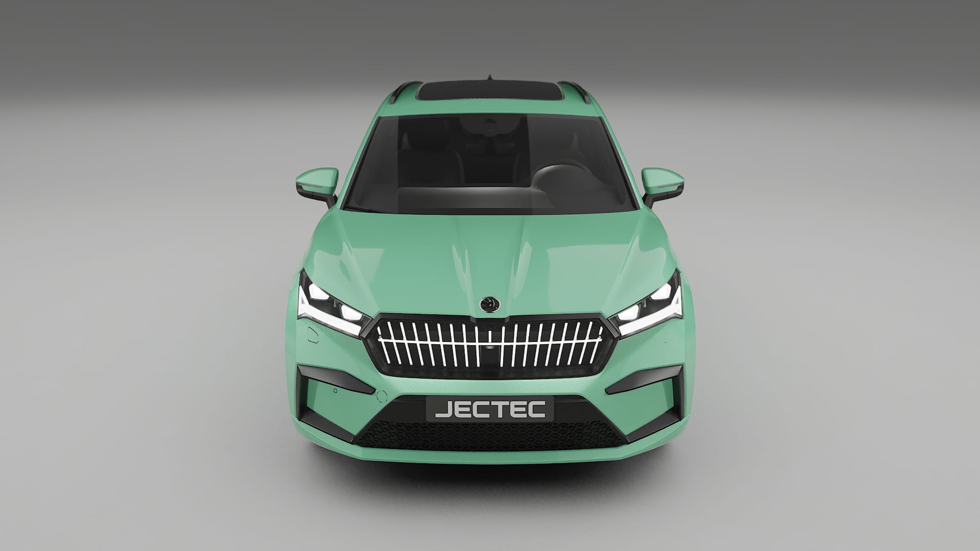 Škoda Enyaq MEB TPU Lackskyddsfilm | DUSTY Färgskiftande PPF – Komplett Förskuret Kit