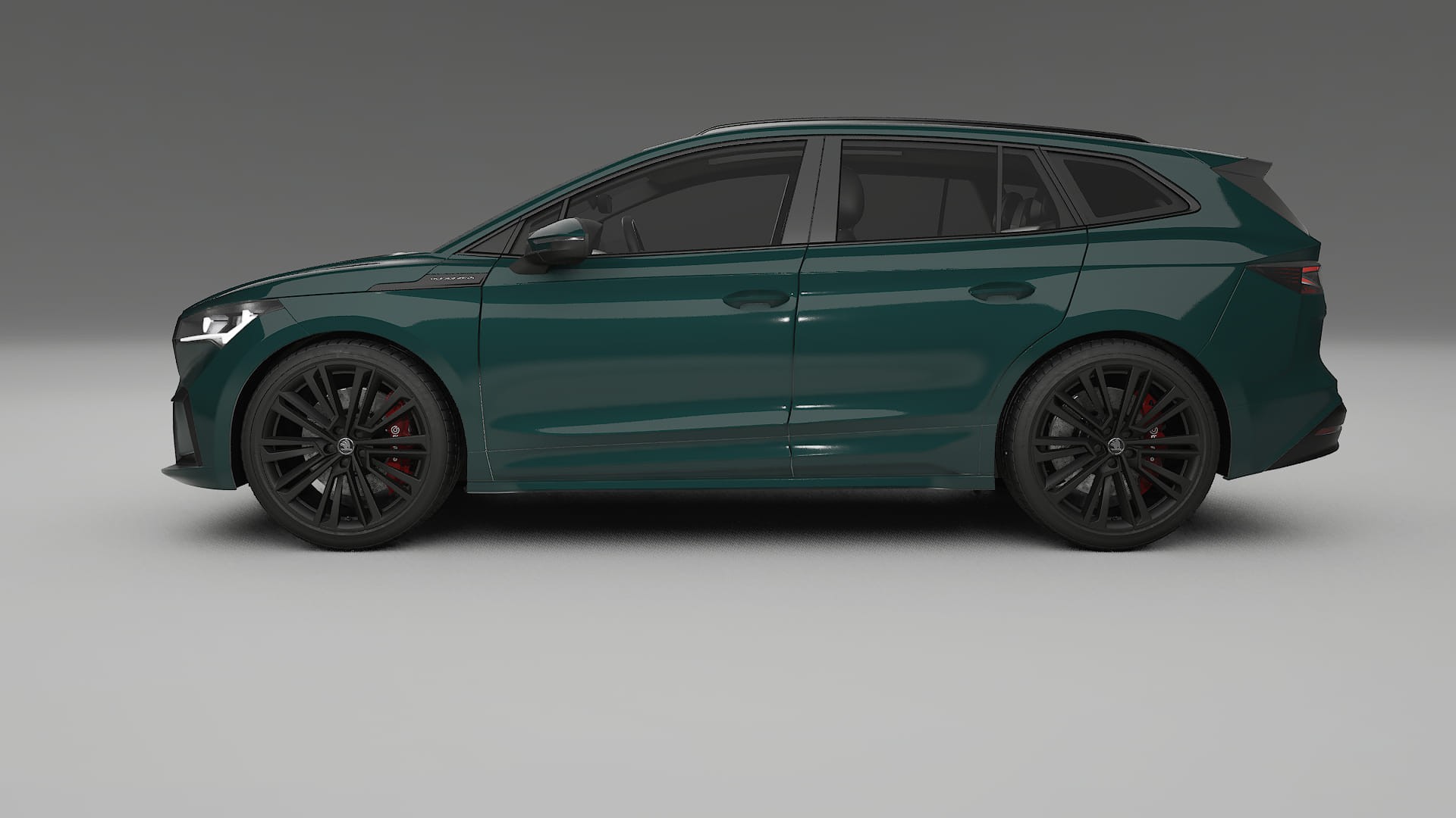 Škoda Enyaq MEB TPU Lackskyddsfilm | INFERNO Färgskiftande PPF – Komplett Förskuret Kit