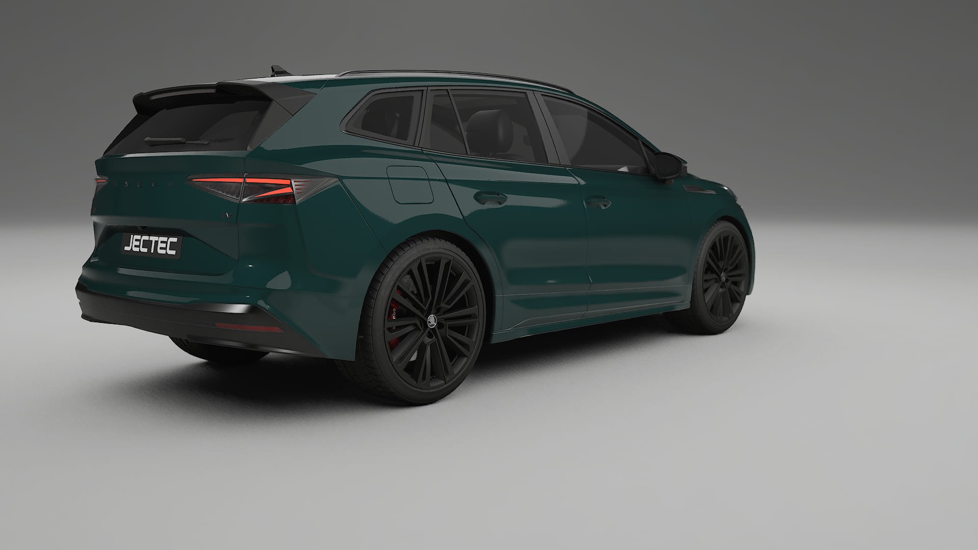 Škoda Enyaq MEB TPU Lackskyddsfilm | INFERNO Färgskiftande PPF – Komplett Förskuret Kit