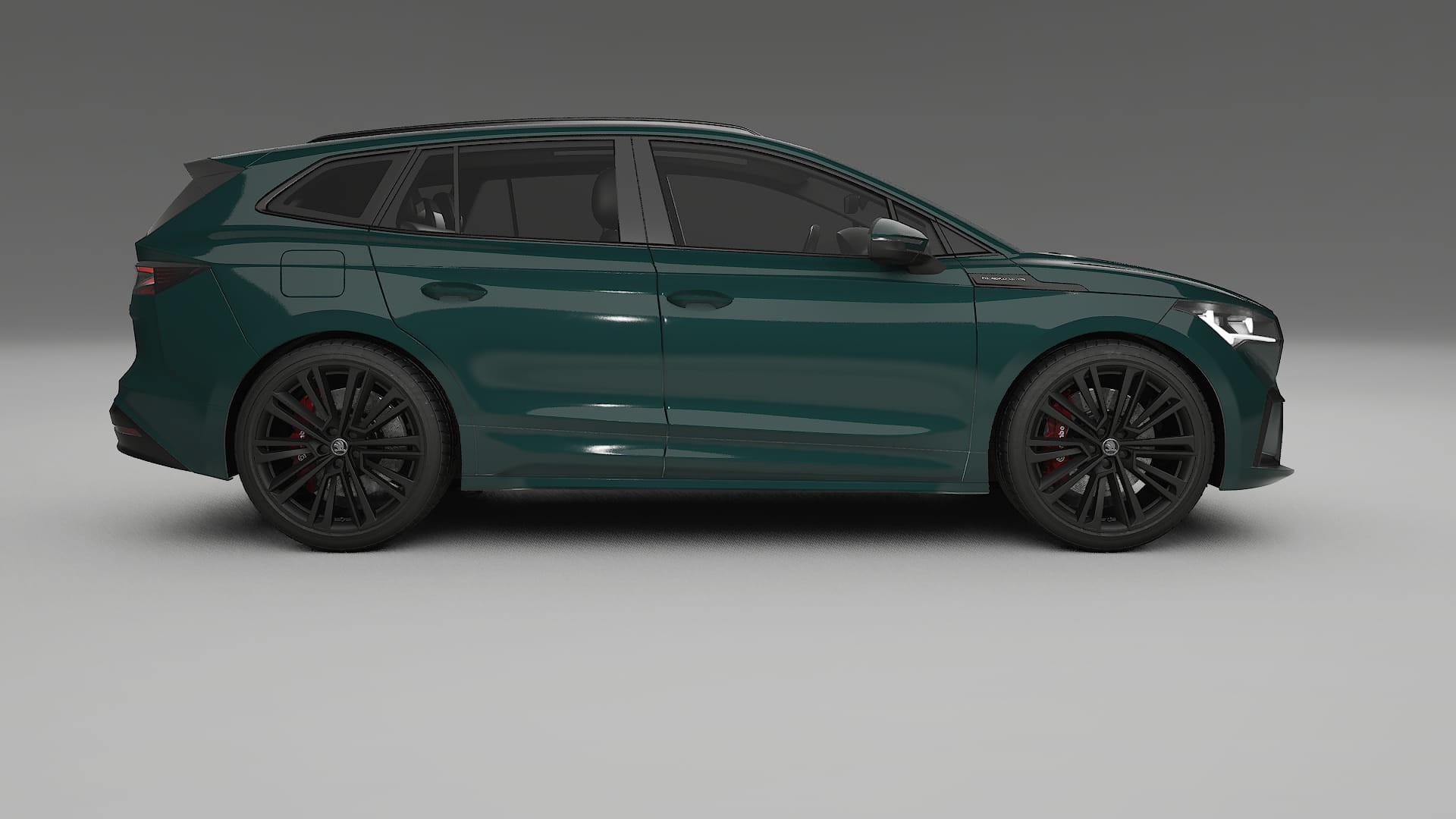 Škoda Enyaq MEB TPU Lackskyddsfilm | INFERNO Färgskiftande PPF – Komplett Förskuret Kit