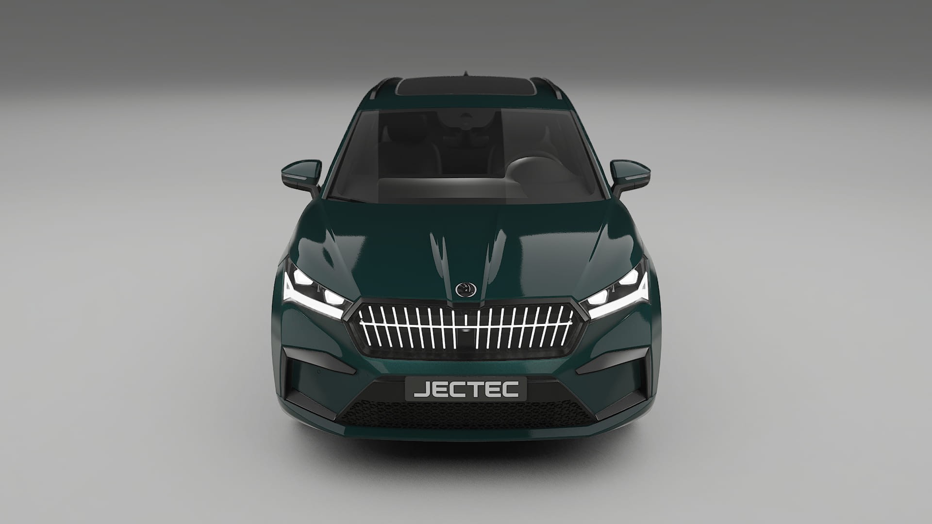 Škoda Enyaq MEB TPU Lackskyddsfilm | INFERNO Färgskiftande PPF – Komplett Förskuret Kit