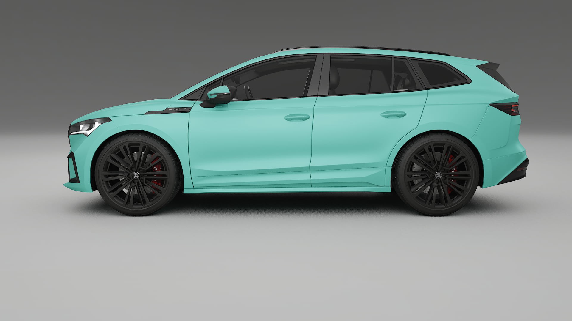 Škoda Enyaq MEB TPU Lackskyddsfilm | FROST Färgskiftande PPF – Komplett Förskuret Kit