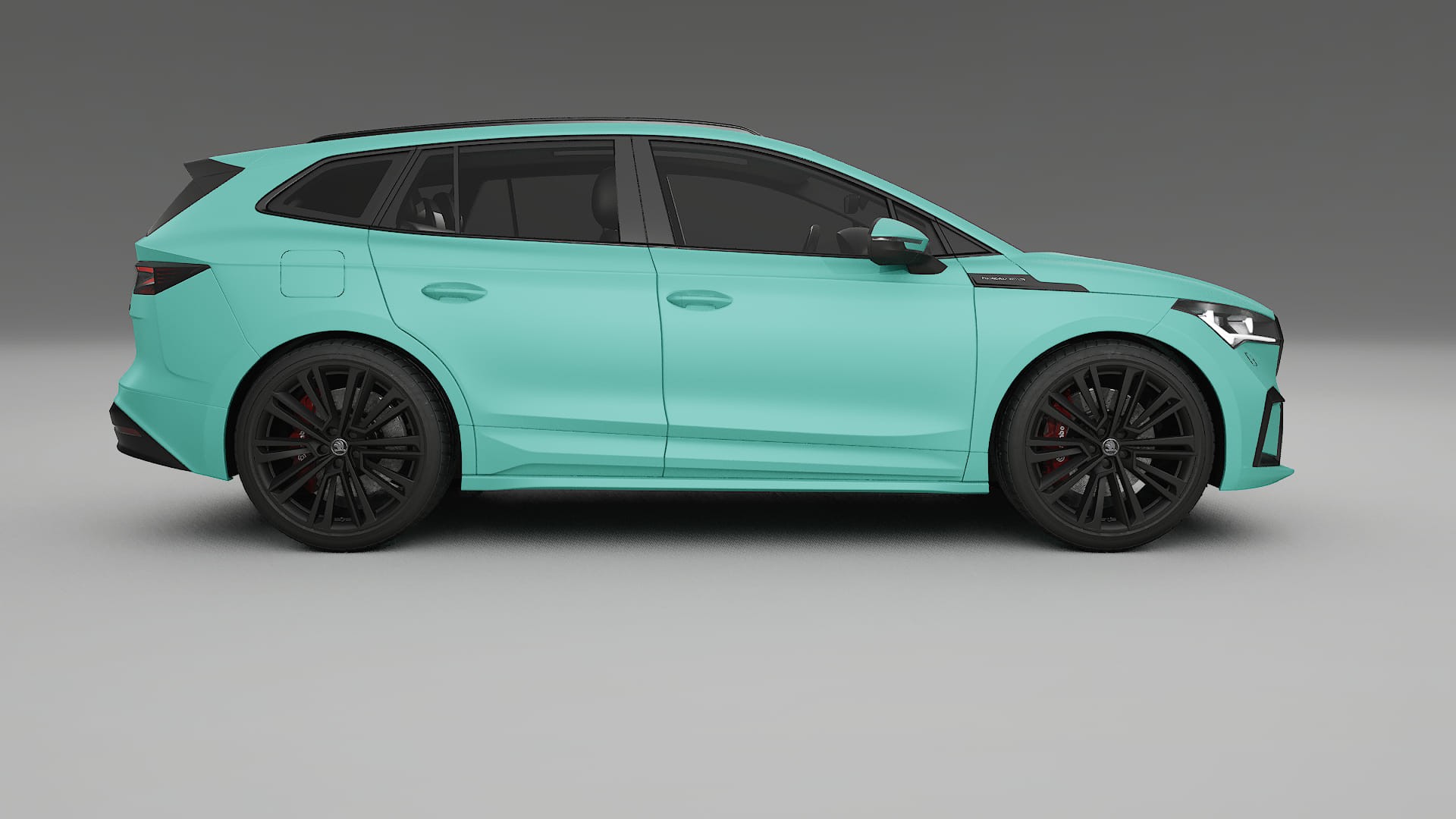 Škoda Enyaq MEB TPU Lackskyddsfilm | FROST Färgskiftande PPF – Komplett Förskuret Kit