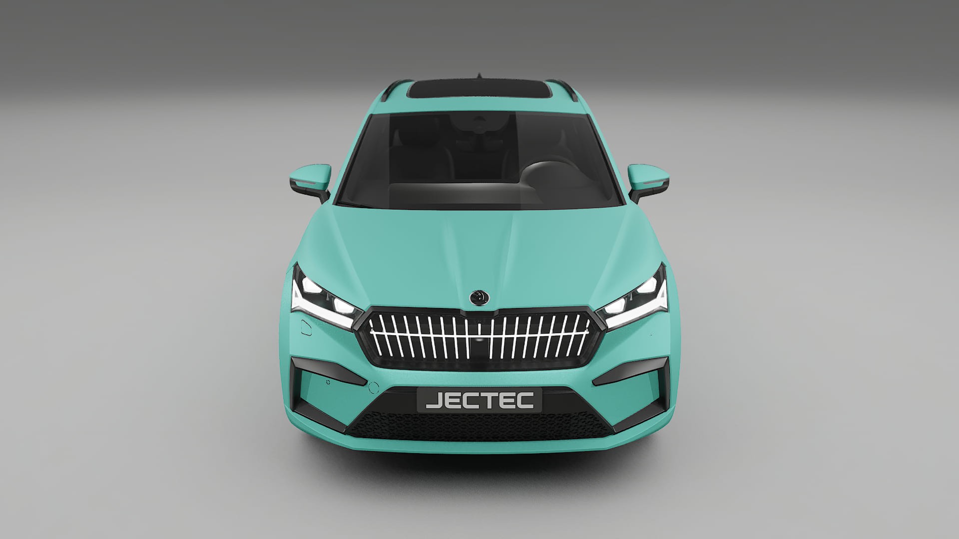 Škoda Enyaq MEB TPU Lackskyddsfilm | FROST Färgskiftande PPF – Komplett Förskuret Kit