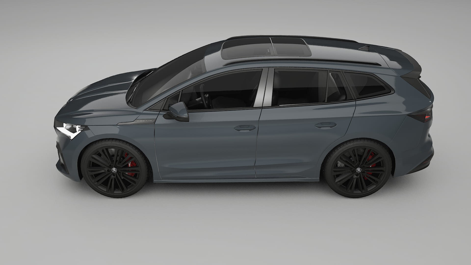 Škoda Enyaq MEB TPU Lackskyddsfilm | GRANITE Färgskiftande PPF – Komplett Förskuret Kit