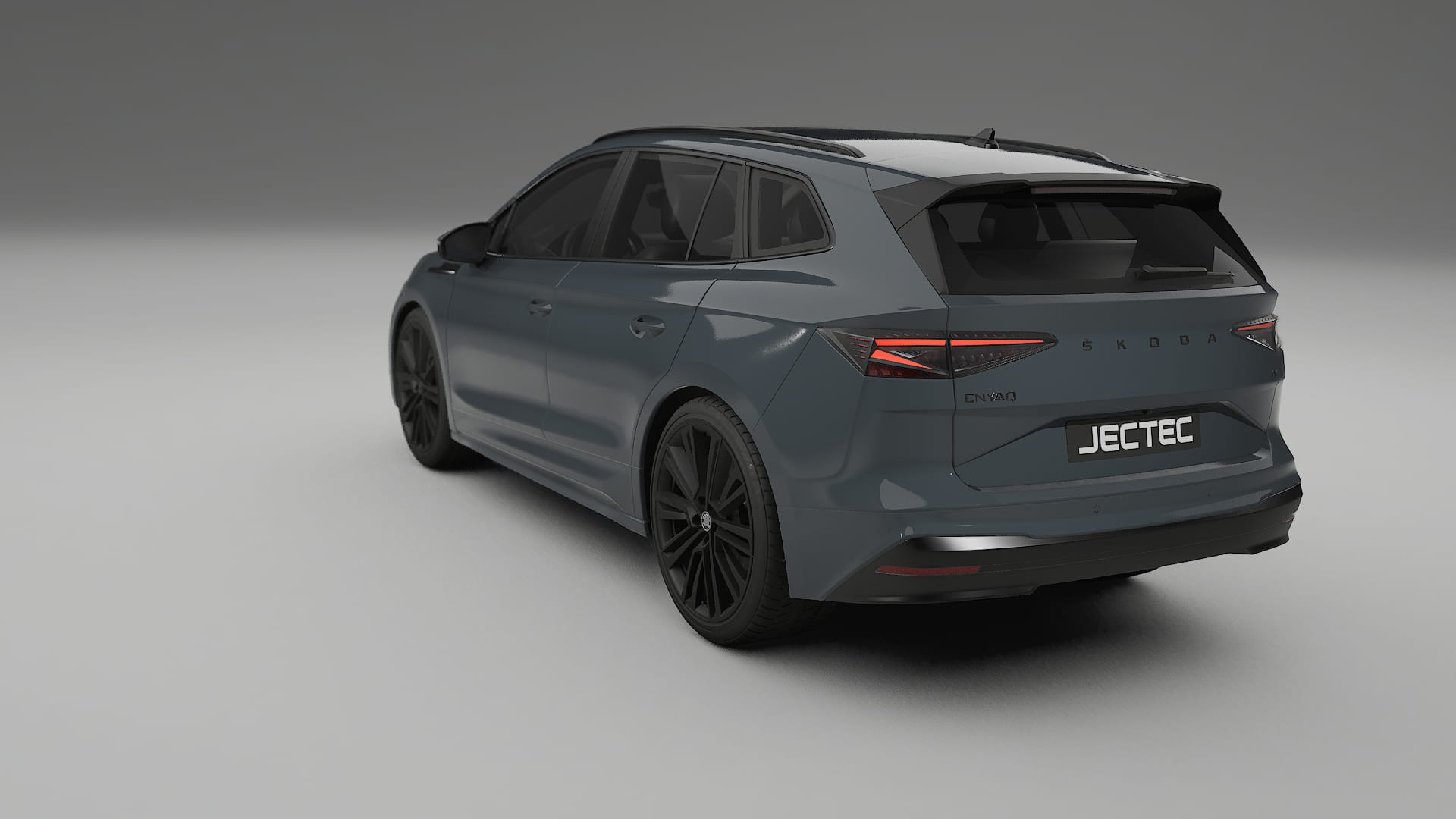 Škoda Enyaq MEB TPU Lackskyddsfilm | GRANITE Färgskiftande PPF – Komplett Förskuret Kit