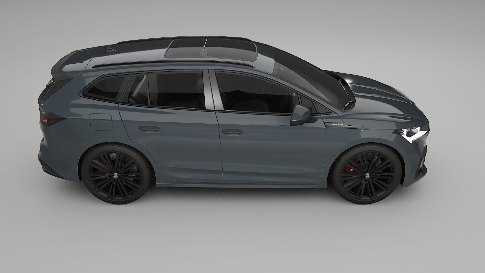 Škoda Enyaq MEB TPU Lackskyddsfilm | GRANITE Färgskiftande PPF – Komplett Förskuret Kit