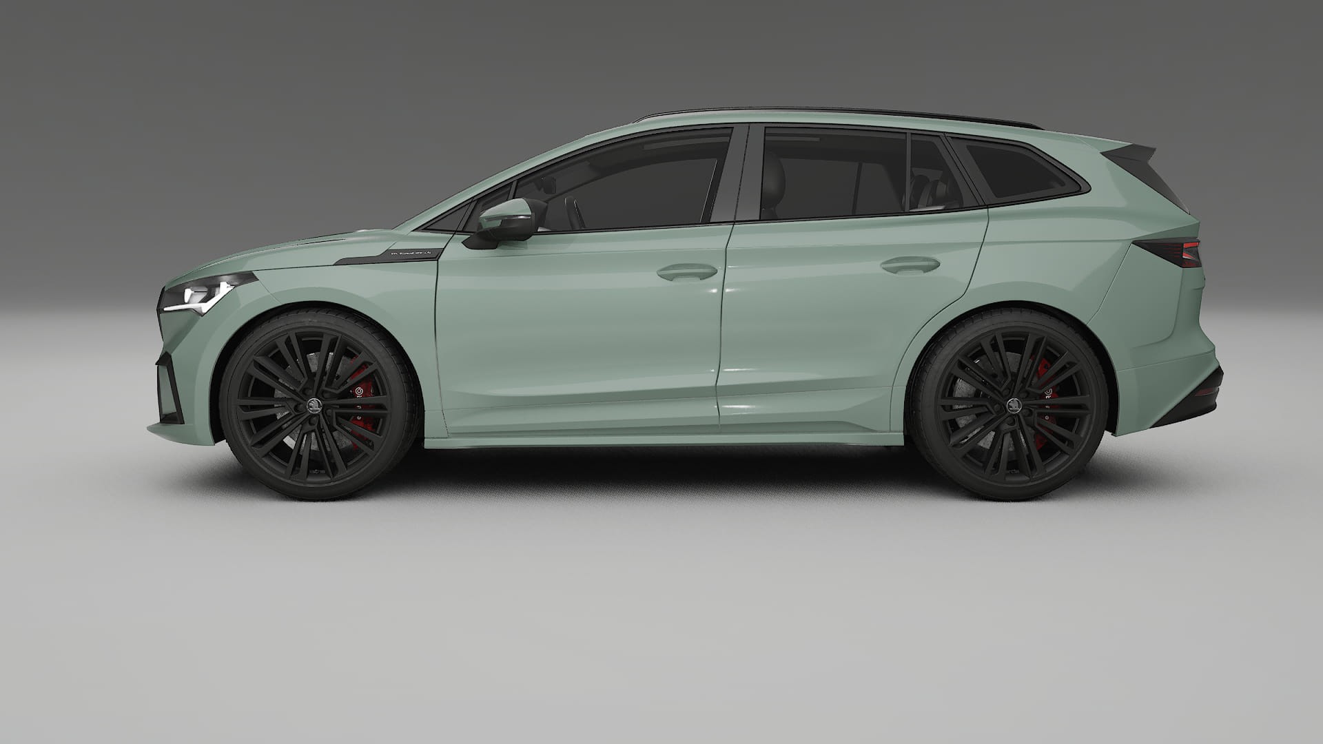 Škoda Enyaq MEB TPU Lackskyddsfilm | CINDER Färgskiftande PPF – Komplett Förskuret Kit