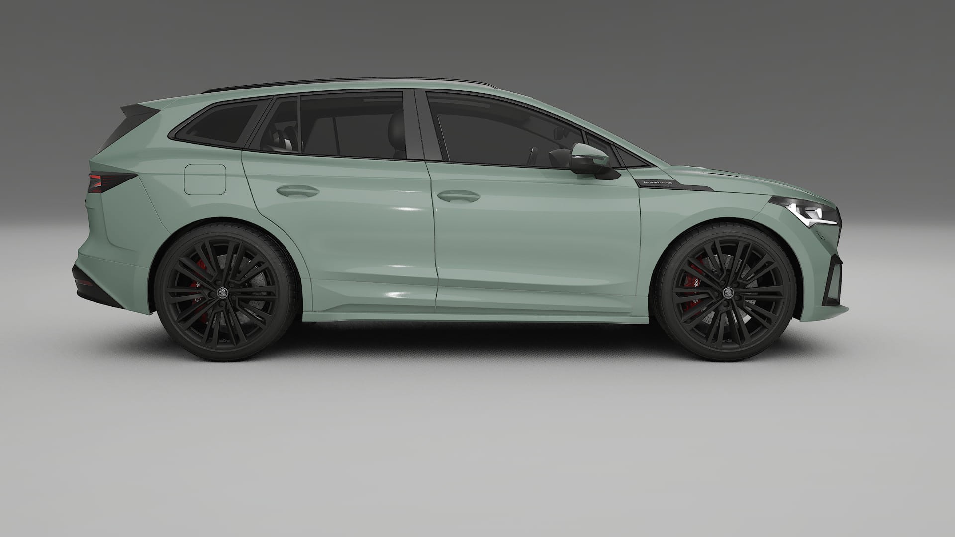 Škoda Enyaq MEB TPU Lackskyddsfilm | CINDER Färgskiftande PPF – Komplett Förskuret Kit