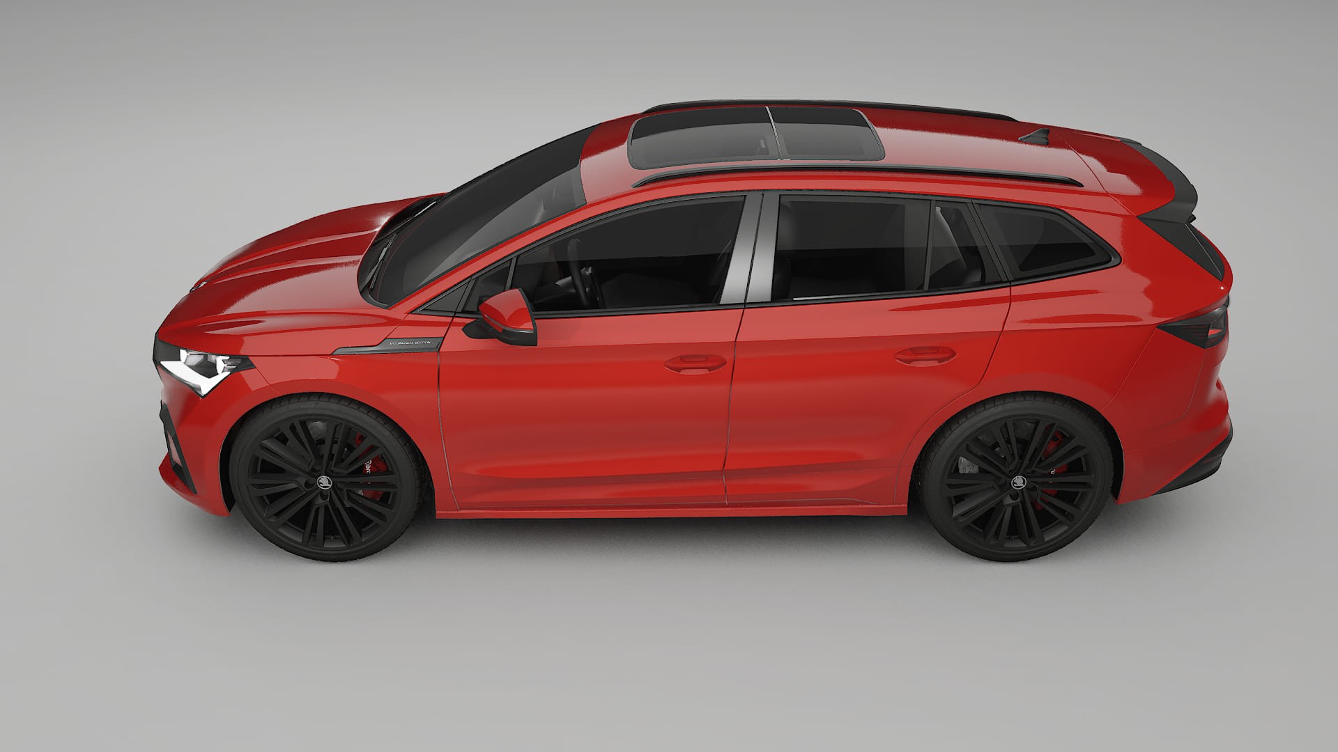 Škoda Enyaq MEB TPU Lackskyddsfilm | BLAZE Färgskiftande PPF – Komplett Förskuret Kit