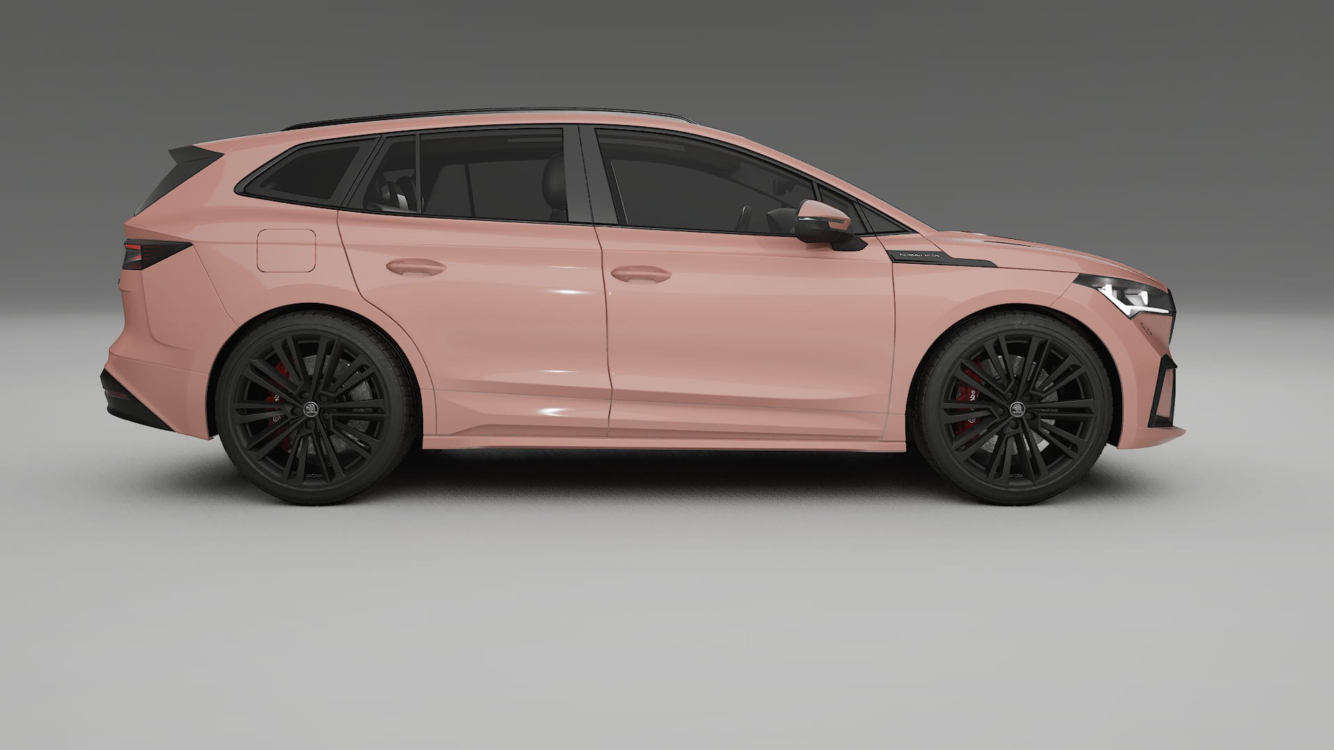 Škoda Enyaq MEB TPU Lackskyddsfilm | BLUSH Färgskiftande PPF – Komplett Förskuret Kit