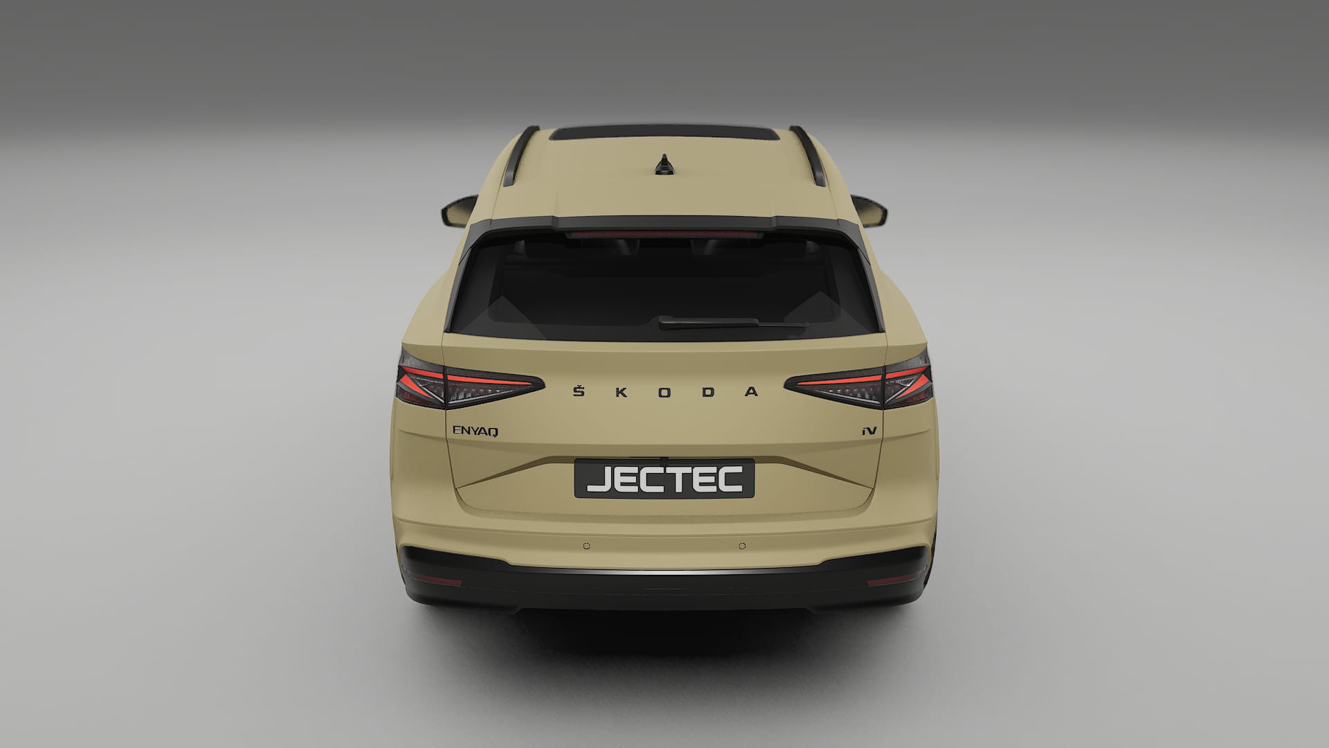 Škoda Enyaq MEB TPU Lackskyddsfilm | SAND Färgskiftande PPF – Komplett Förskuret Kit