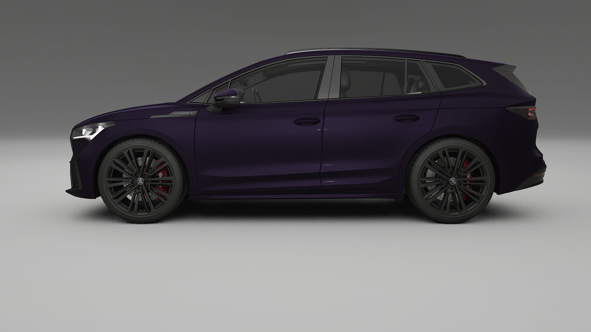 Škoda Enyaq MEB TPU Lackskyddsfilm | VIOLET Färgskiftande PPF – Komplett Förskuret Kit