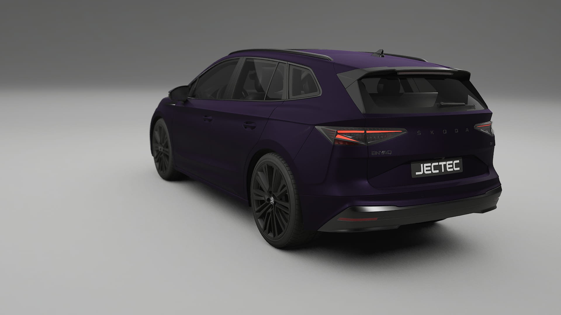 Škoda Enyaq MEB TPU Lackskyddsfilm | VIOLET Färgskiftande PPF – Komplett Förskuret Kit