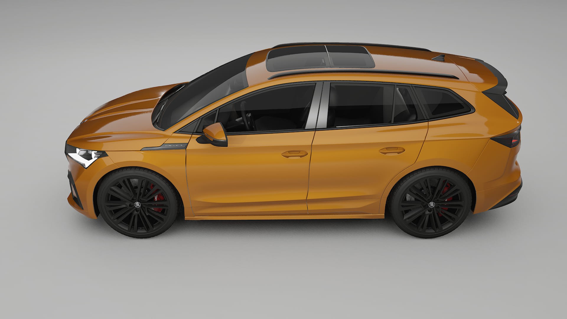 Škoda Enyaq MEB TPU Lackskyddsfilm | DAISY Färgskiftande PPF – Komplett Förskuret Kit