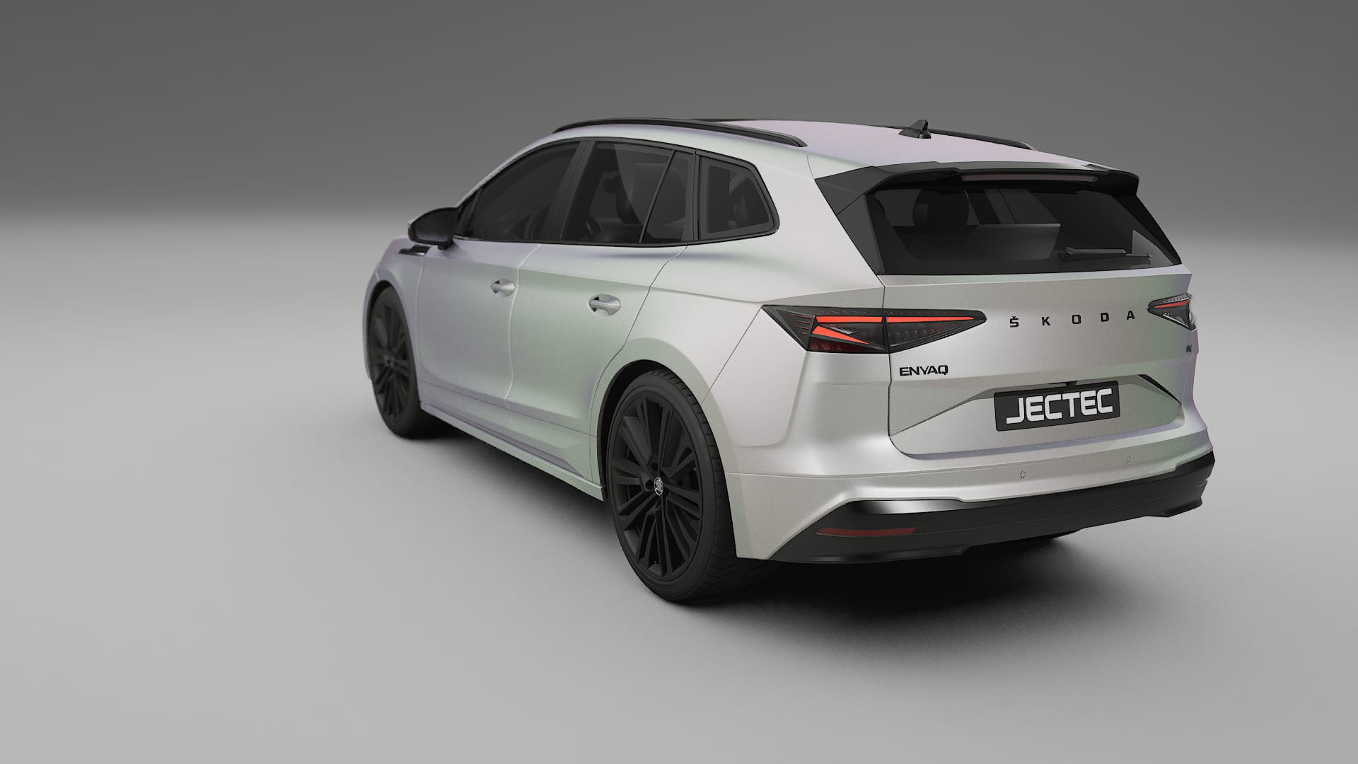 Škoda Enyaq MEB TPU Lackskyddsfilm | NEBULA Färgskiftande PPF – Komplett Förskuret Kit