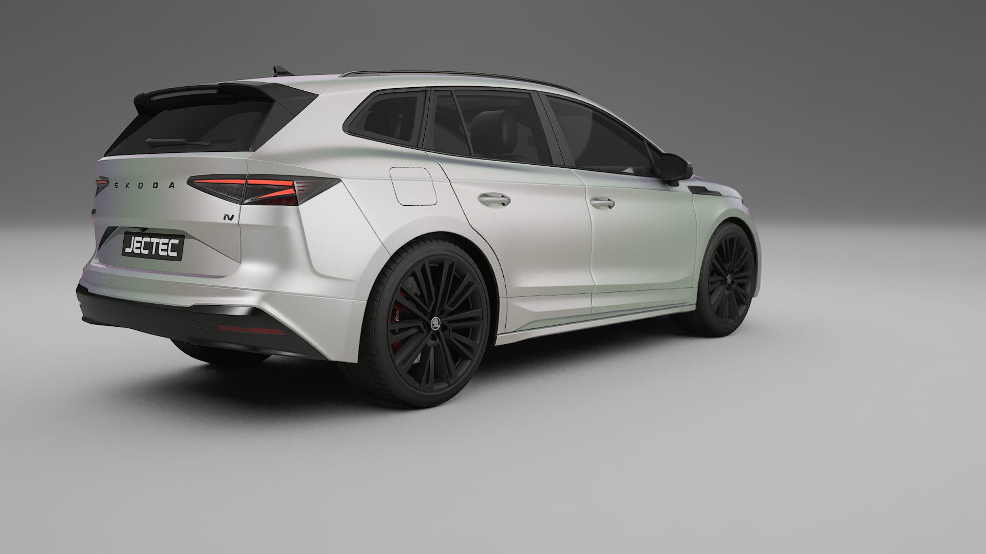 Škoda Enyaq MEB TPU Lackskyddsfilm | NEBULA Färgskiftande PPF – Komplett Förskuret Kit