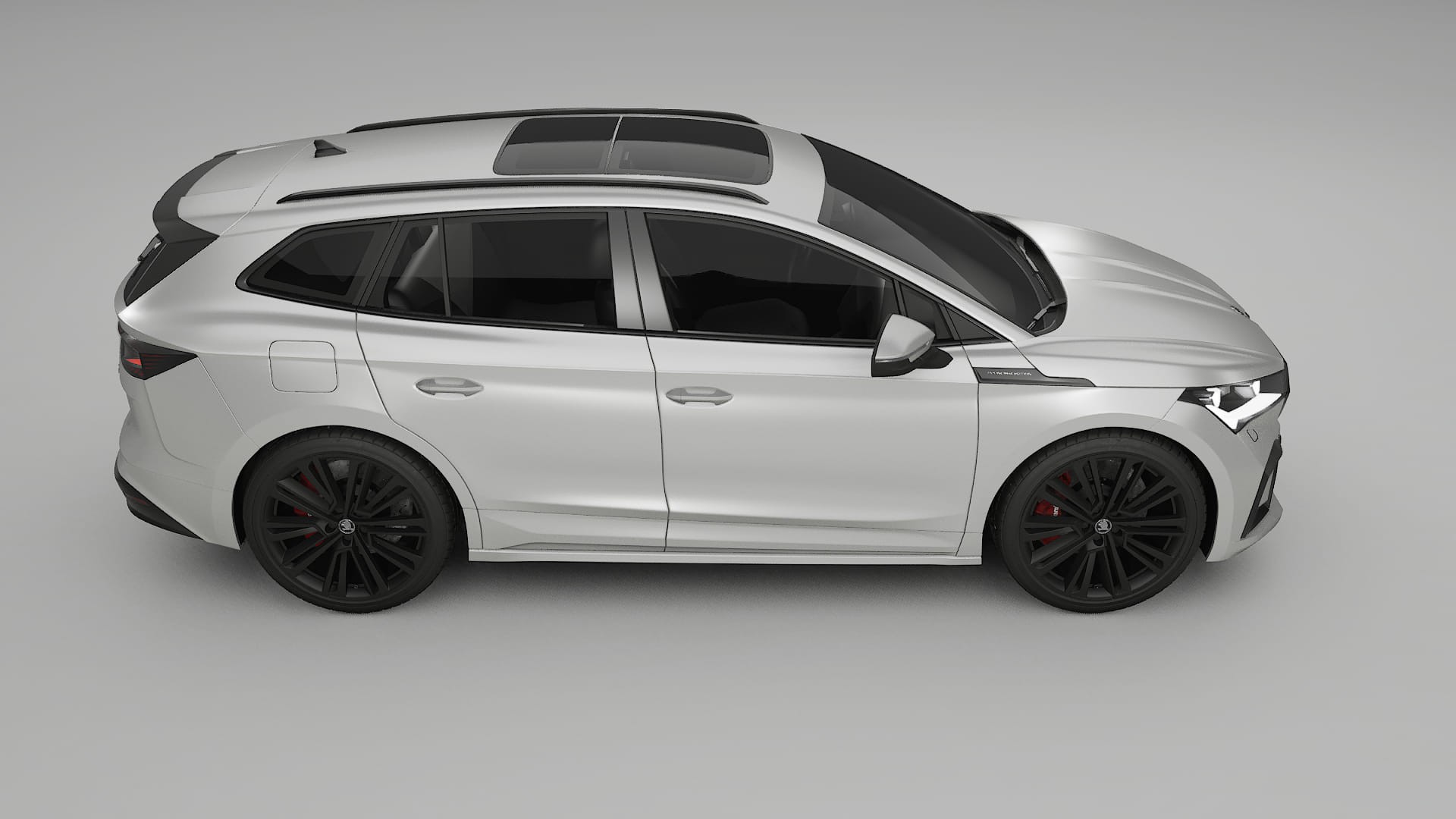 Škoda Enyaq MEB TPU Lackskyddsfilm | OPAL Färgskiftande PPF – Komplett Förskuret Kit