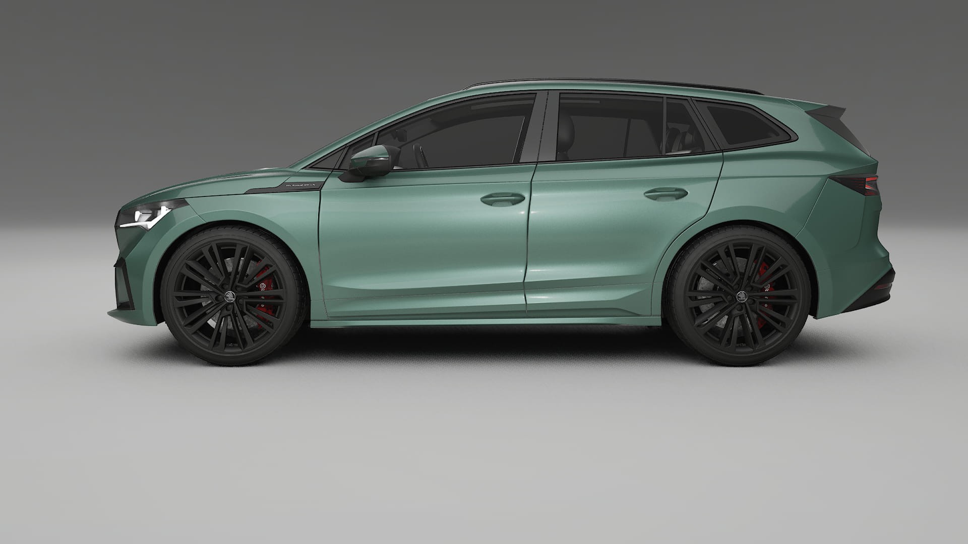 Škoda Enyaq MEB TPU Lackskyddsfilm | EVERGREEN Färgskiftande PPF – Komplett Förskuret Kit