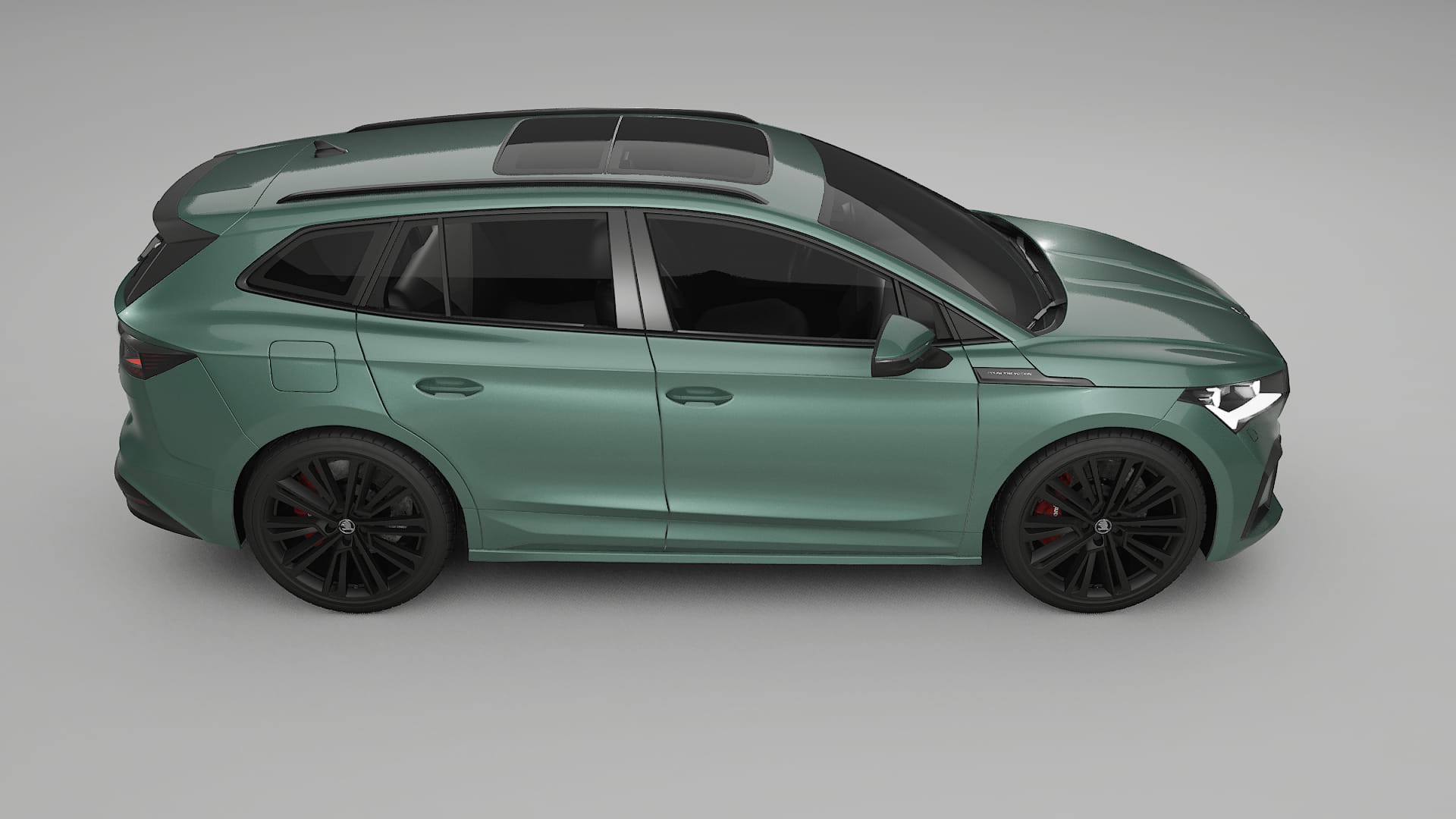 Škoda Enyaq MEB TPU Lackskyddsfilm | EVERGREEN Färgskiftande PPF – Komplett Förskuret Kit