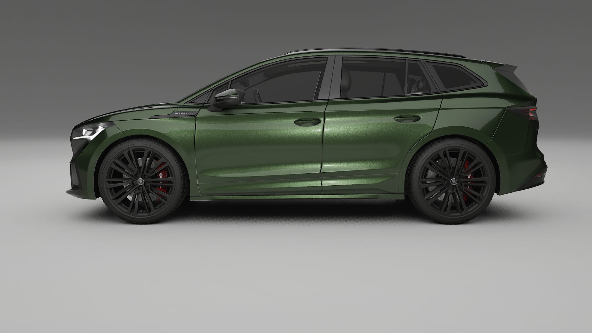 Škoda Enyaq MEB TPU Lackskyddsfilm | LAGOON Färgskiftande PPF – Komplett Förskuret Kit