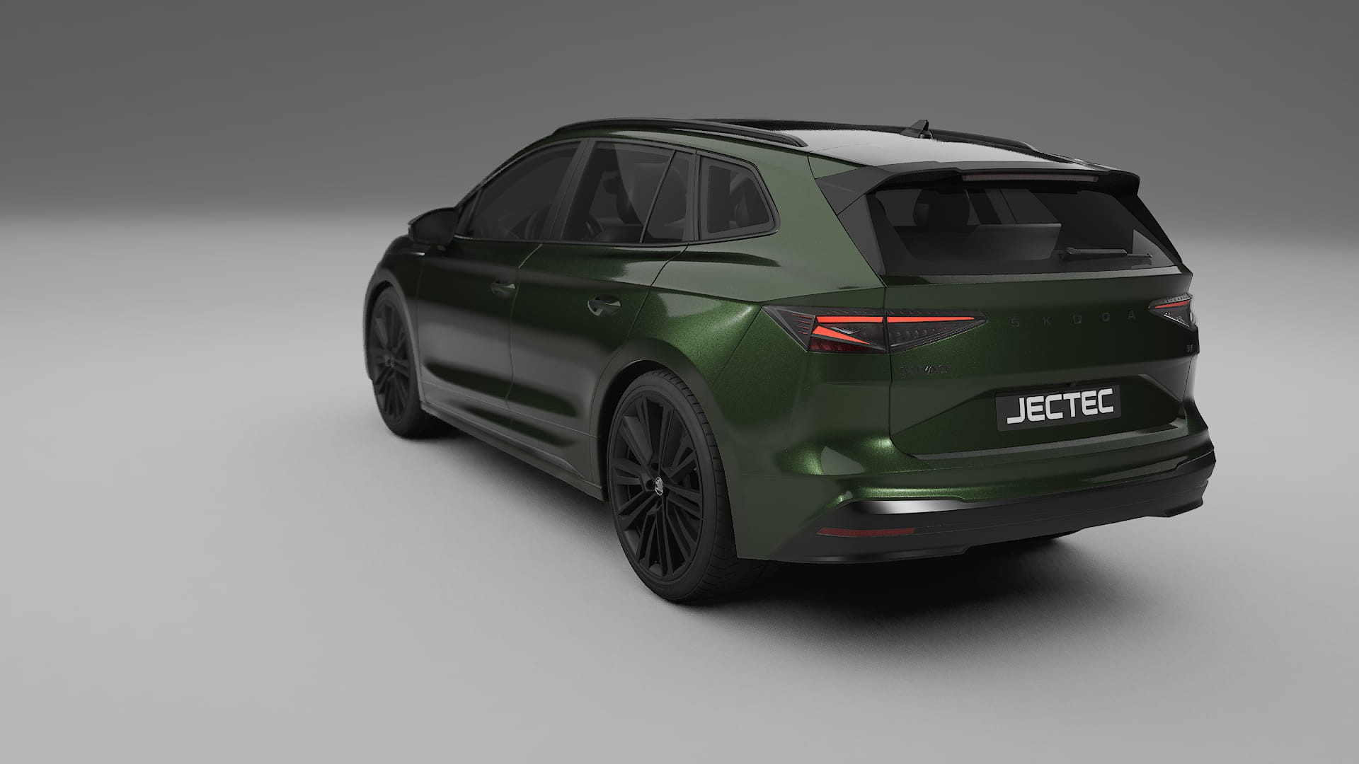 Škoda Enyaq MEB TPU Lackskyddsfilm | LAGOON Färgskiftande PPF – Komplett Förskuret Kit