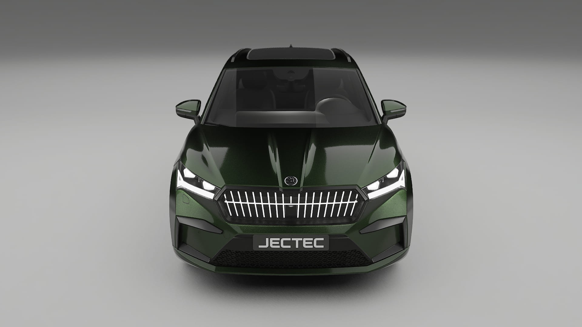 Škoda Enyaq MEB TPU Lackskyddsfilm | LAGOON Färgskiftande PPF – Komplett Förskuret Kit