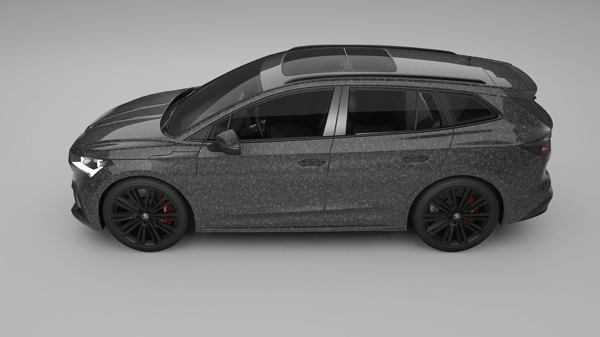 Škoda Enyaq MEB TPU Lackskyddsfilm | FORGED S Färgskiftande PPF – Komplett Förskuret Kit