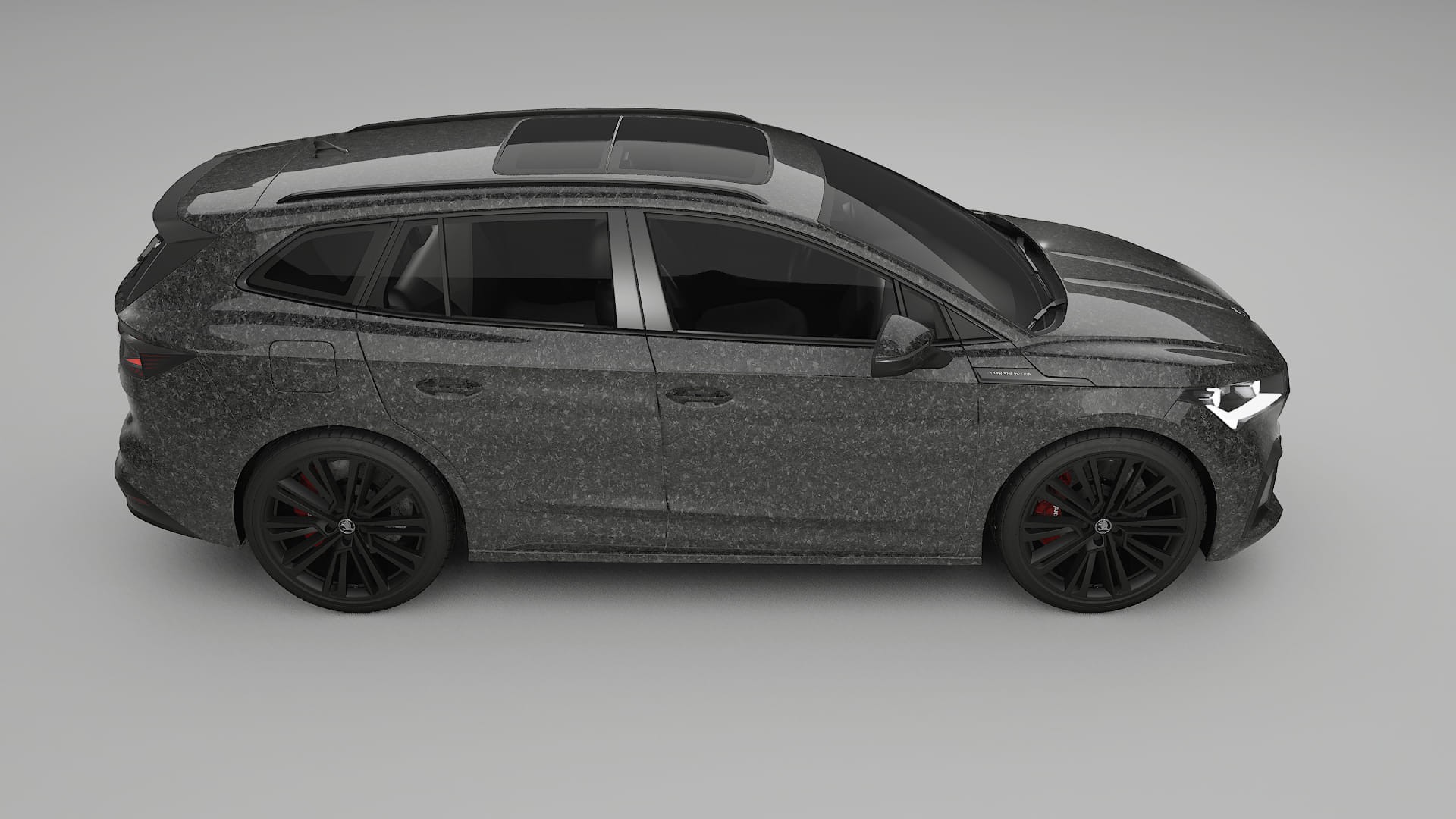 Škoda Enyaq MEB TPU Lackskyddsfilm | FORGED S Färgskiftande PPF – Komplett Förskuret Kit