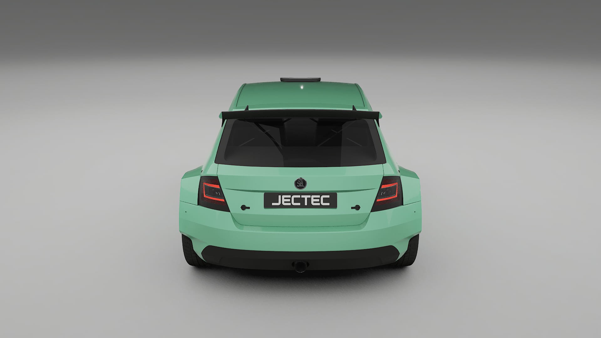 Škoda Fabia R5 6V TPU Lackskyddsfilm | DUSTY Färgskiftande PPF – Komplett Förskuret Kit