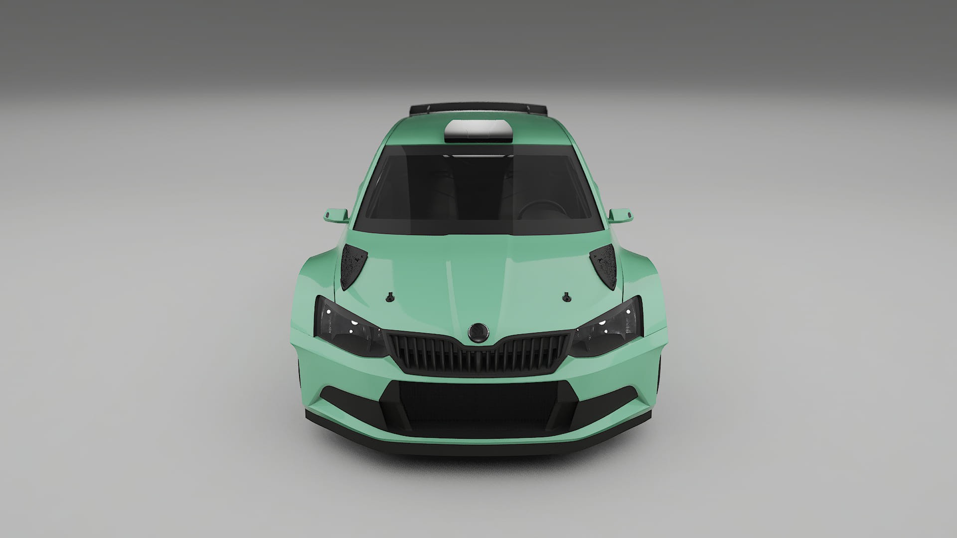 Škoda Fabia R5 6V TPU Lackskyddsfilm | DUSTY Färgskiftande PPF – Komplett Förskuret Kit