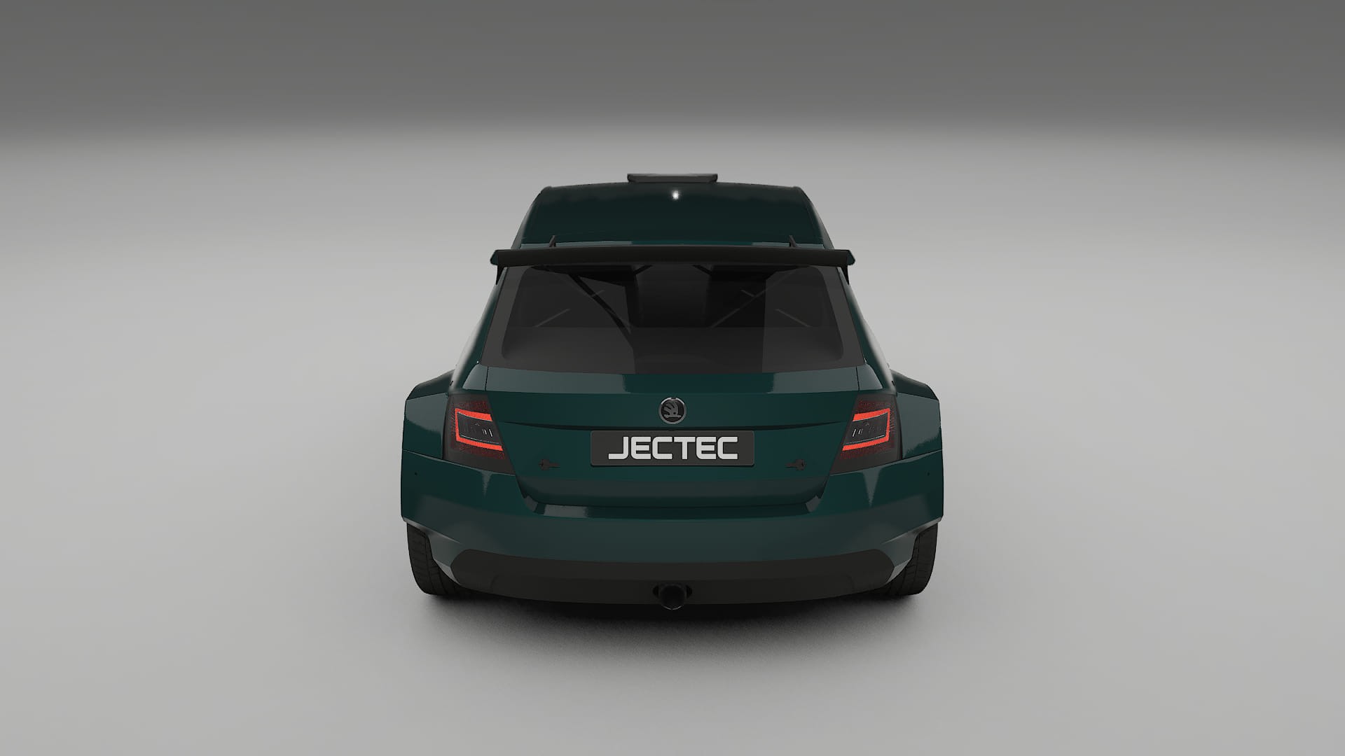 Škoda Fabia R5 6V TPU Lackskyddsfilm | INFERNO Färgskiftande PPF – Komplett Förskuret Kit