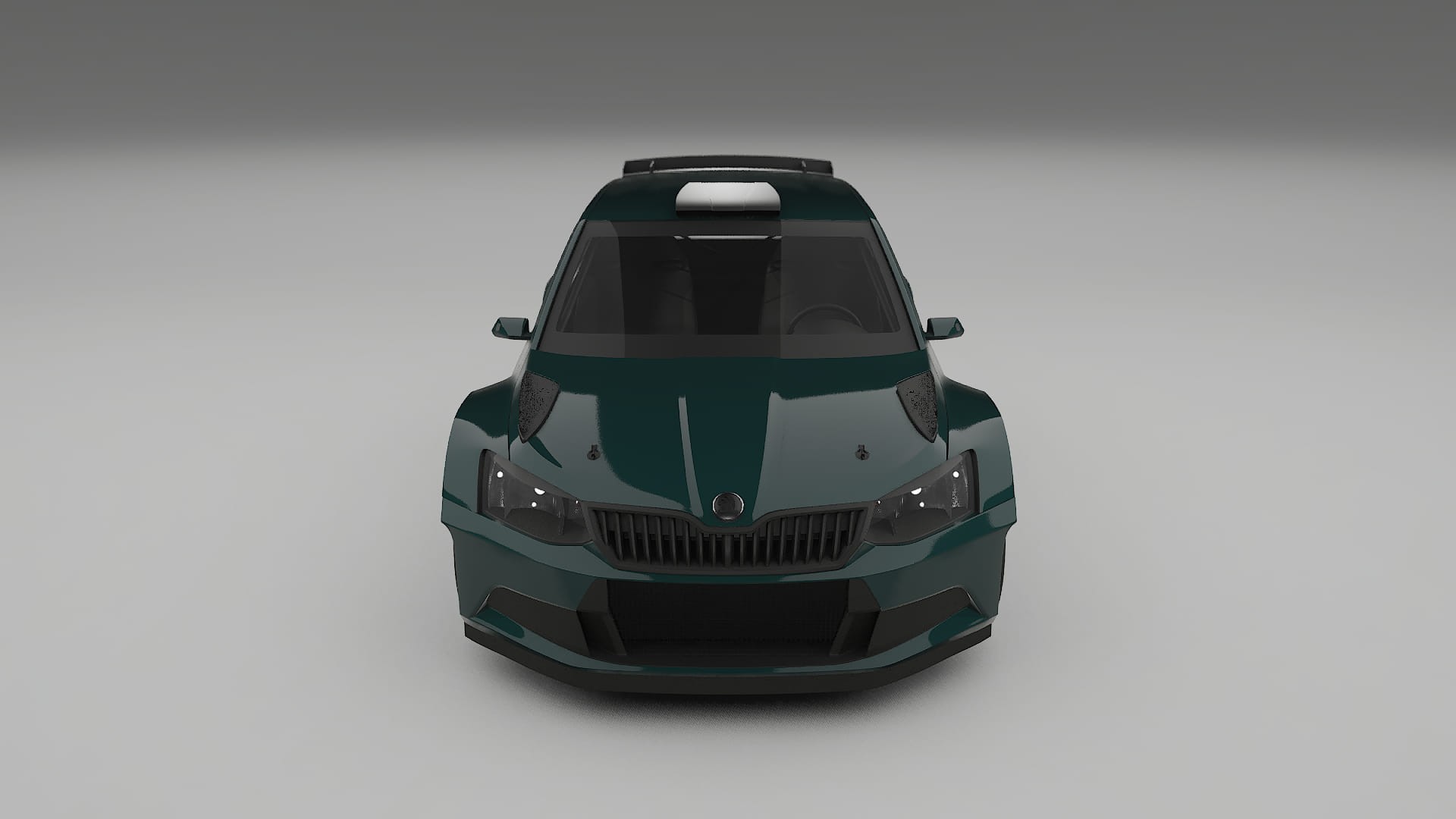 Škoda Fabia R5 6V TPU Lackskyddsfilm | INFERNO Färgskiftande PPF – Komplett Förskuret Kit
