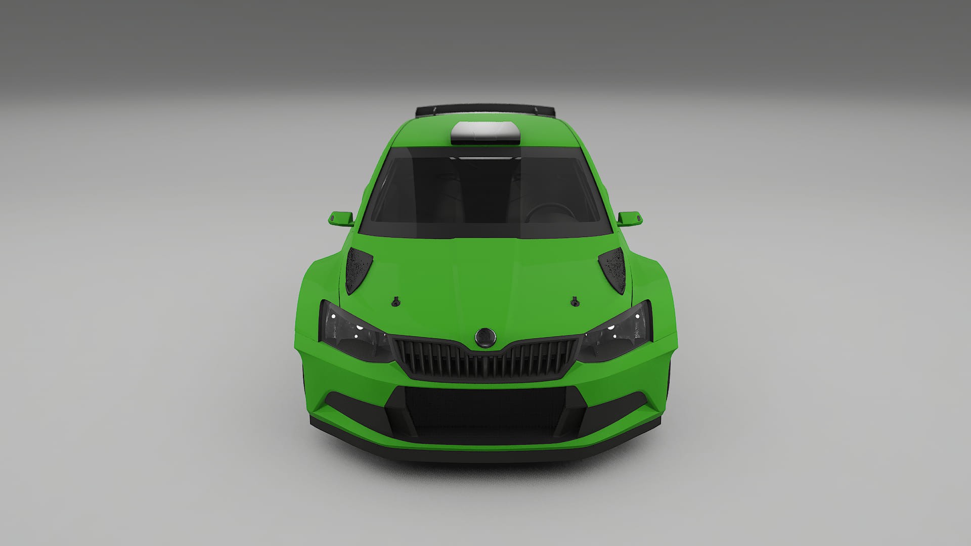 Škoda Fabia R5 6V TPU Lackskyddsfilm | VENOM Färgskiftande PPF – Komplett Förskuret Kit