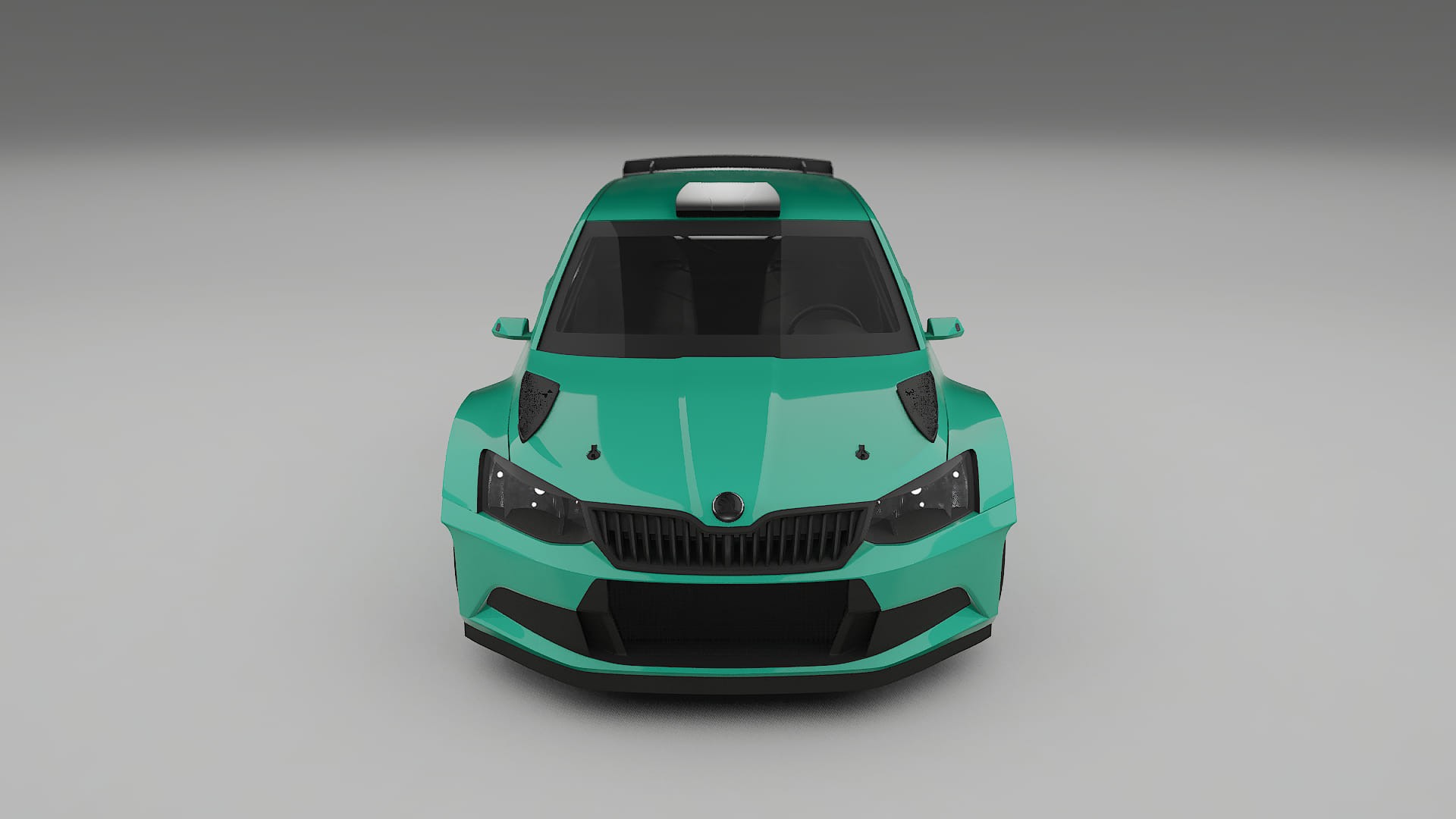 Škoda Fabia R5 6V TPU Lackskyddsfilm | JEWEL Färgskiftande PPF – Komplett Förskuret Kit