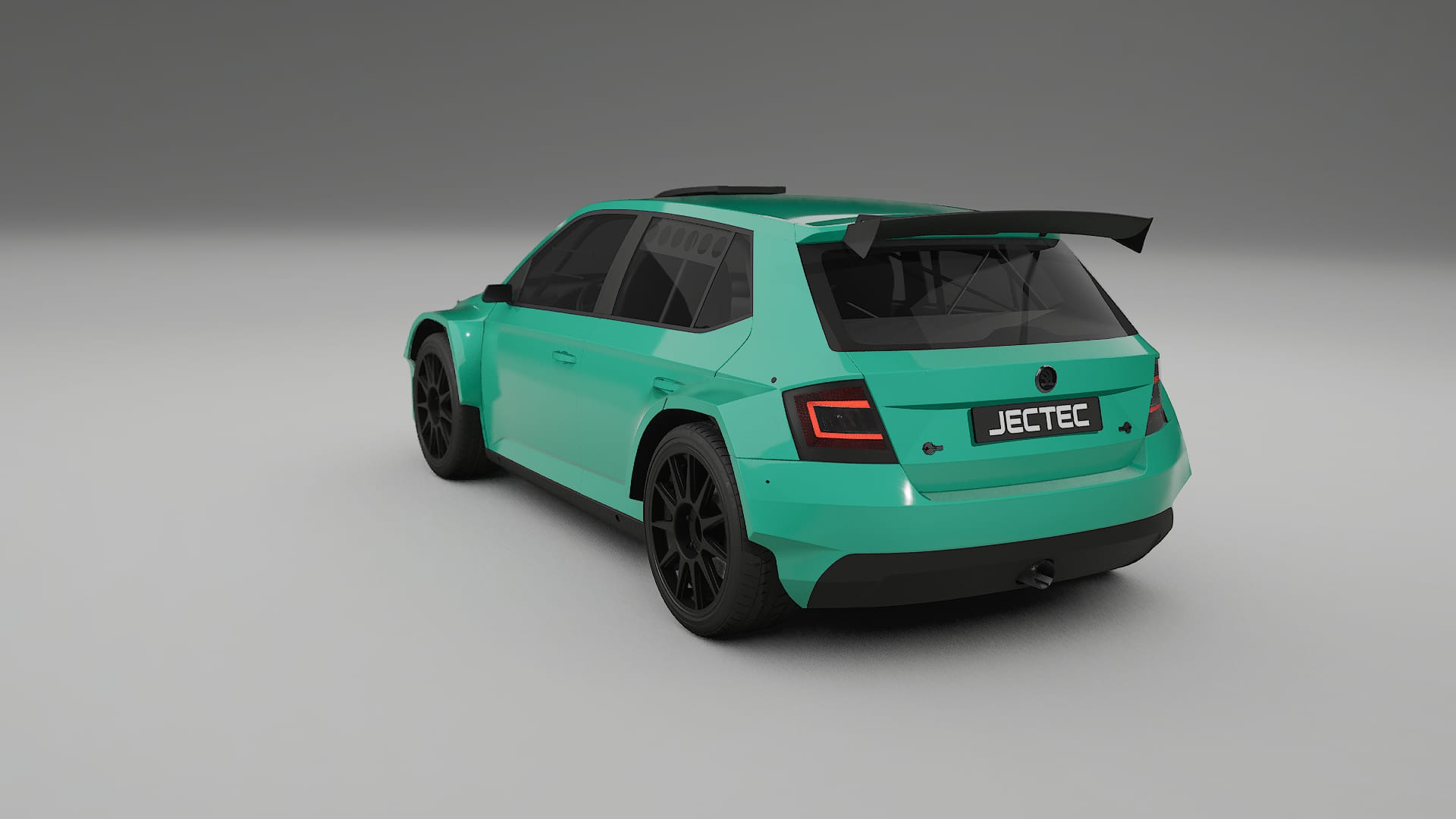 Škoda Fabia R5 6V TPU Lackskyddsfilm | JEWEL Färgskiftande PPF – Komplett Förskuret Kit