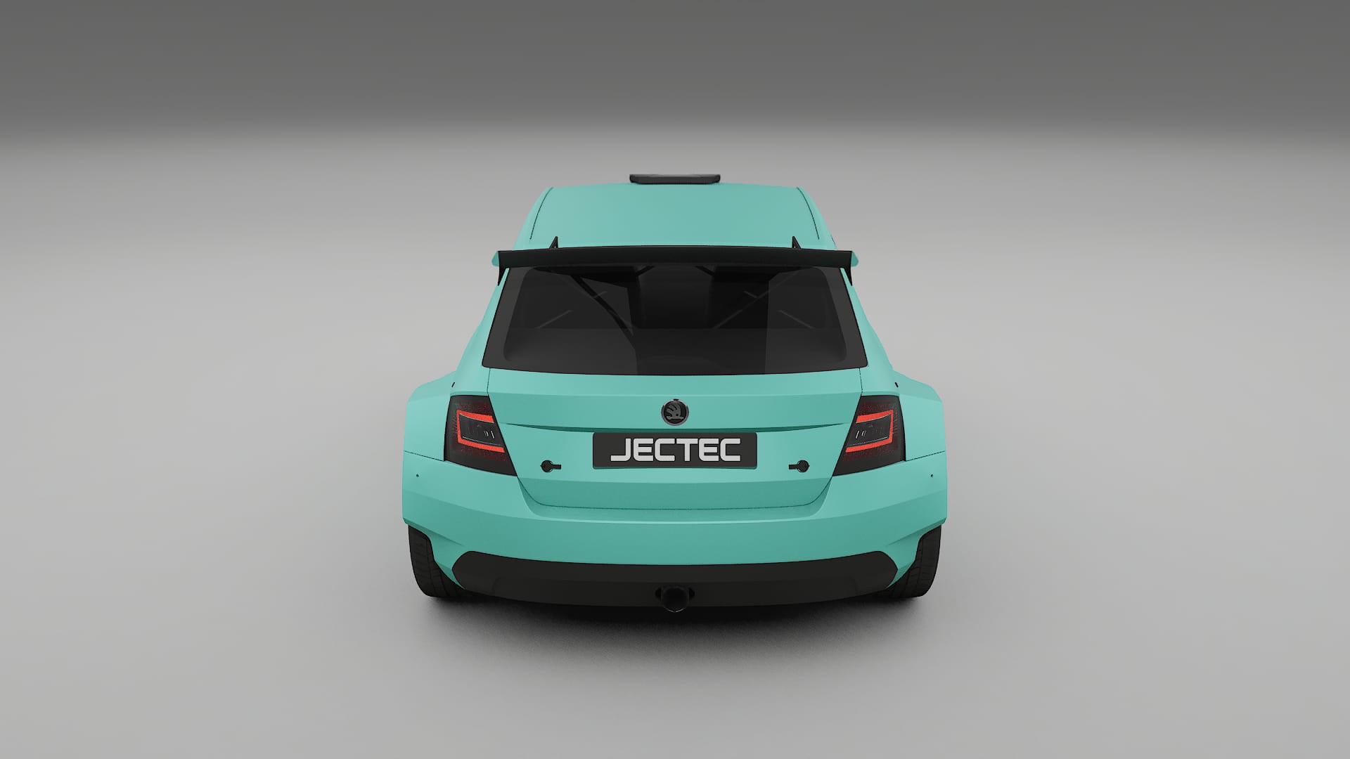 Škoda Fabia R5 6V TPU Lackskyddsfilm | FROST Färgskiftande PPF – Komplett Förskuret Kit