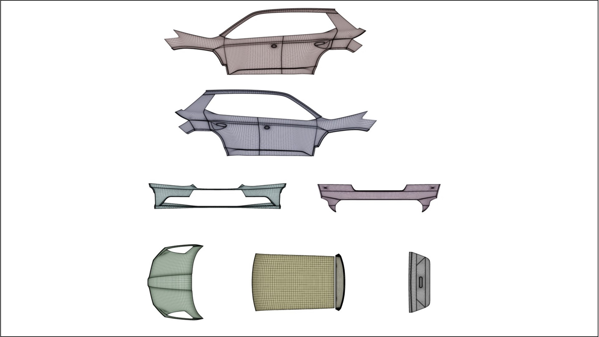 Škoda Fabia R5 6V TPU Lackskyddsfilm | GRANITE Färgskiftande PPF – Komplett Förskuret Kit
